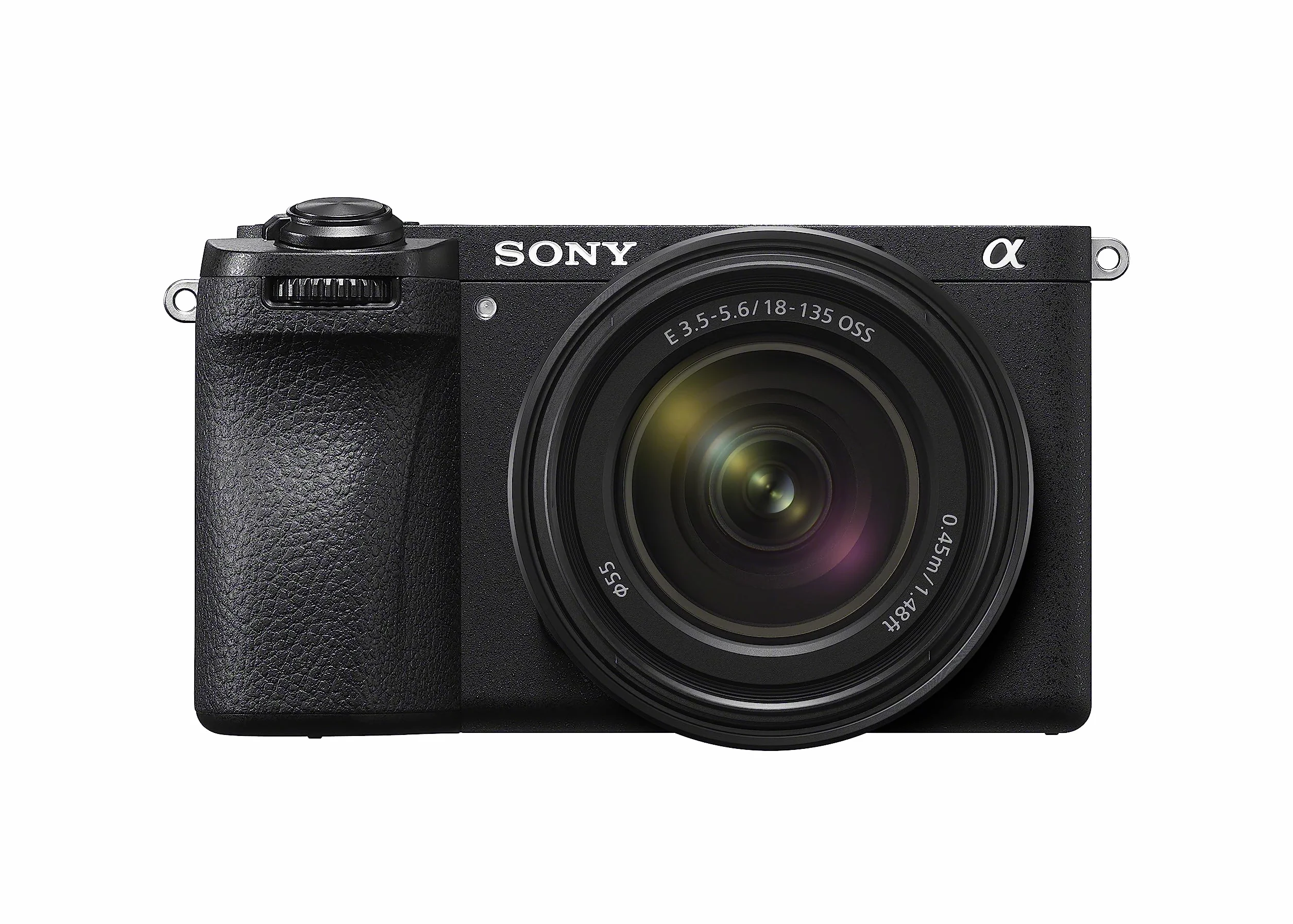 Sony Alpha 6700 bezlusterkowiec APS-C z obiektywem 18–135 mm, 26 MP, AF z AI, wideo 4K 120p, 5-osiowa stabilizacja, odchylany ekran dotykowy — hybrydowy aparat dla twórców foto i wideo
