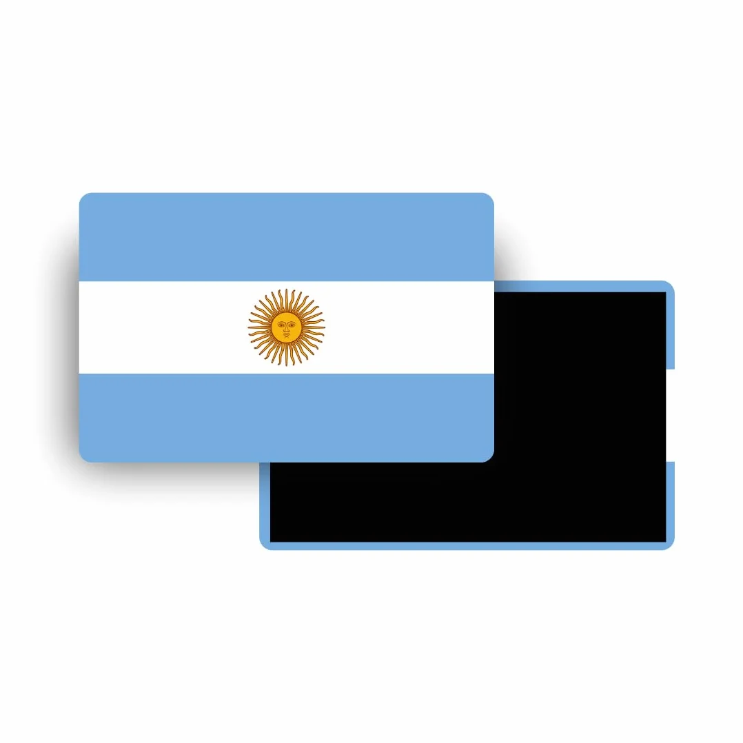 Aimants Réfrigérateur Souvenirs Touristiques Argentine Drapeau 5,4 x 7,8 cm 1 Unité