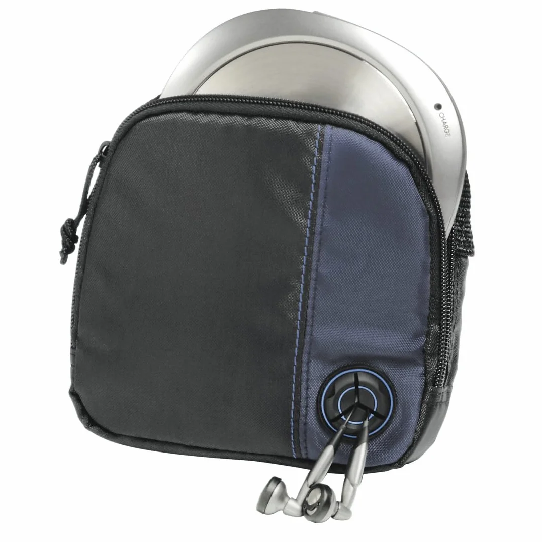 Hama 33716, Etui na Odtwarzacz CD i 3 Płyty, Czarny/Granatowy