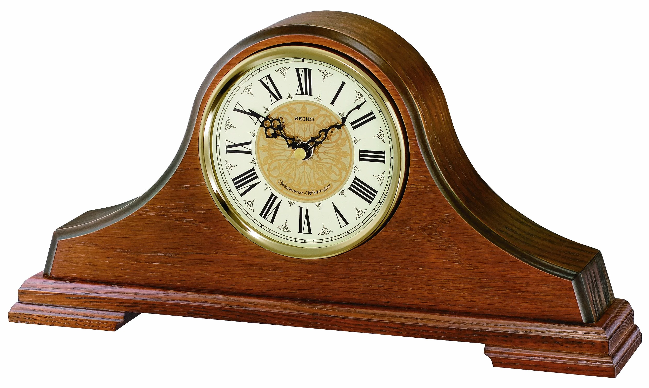 Seiko Clocks Horloge de cheminée en bois QXJ013B