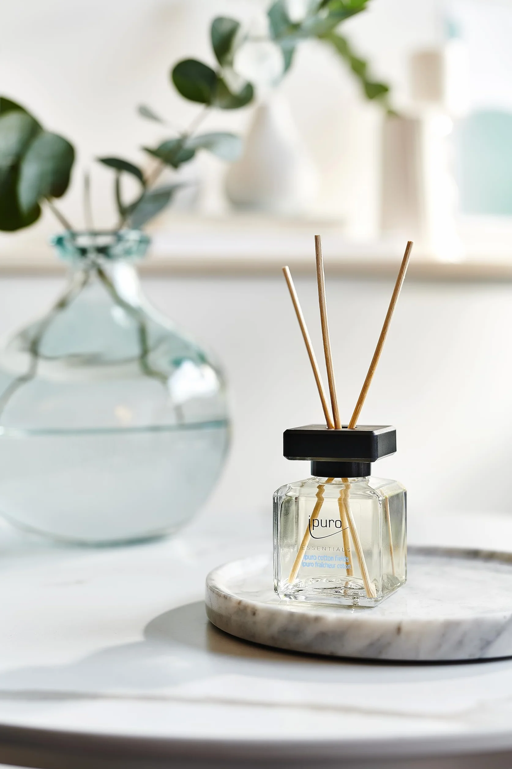 ipuro Essentials Parfum d'intérieur Cotton Fields 50ml Diffuseur à bâtonnets
