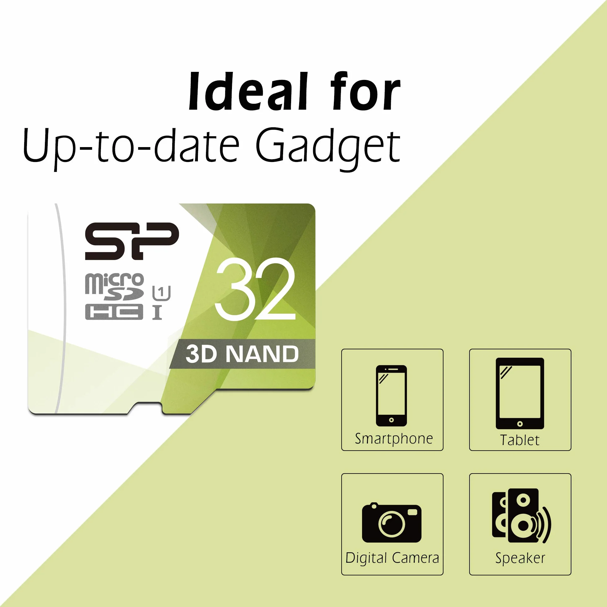 Silicon Power 32 GB 3D NAND szybka karta microSD do kamer rozdzielczych i monitorowania domu + adapter SD
