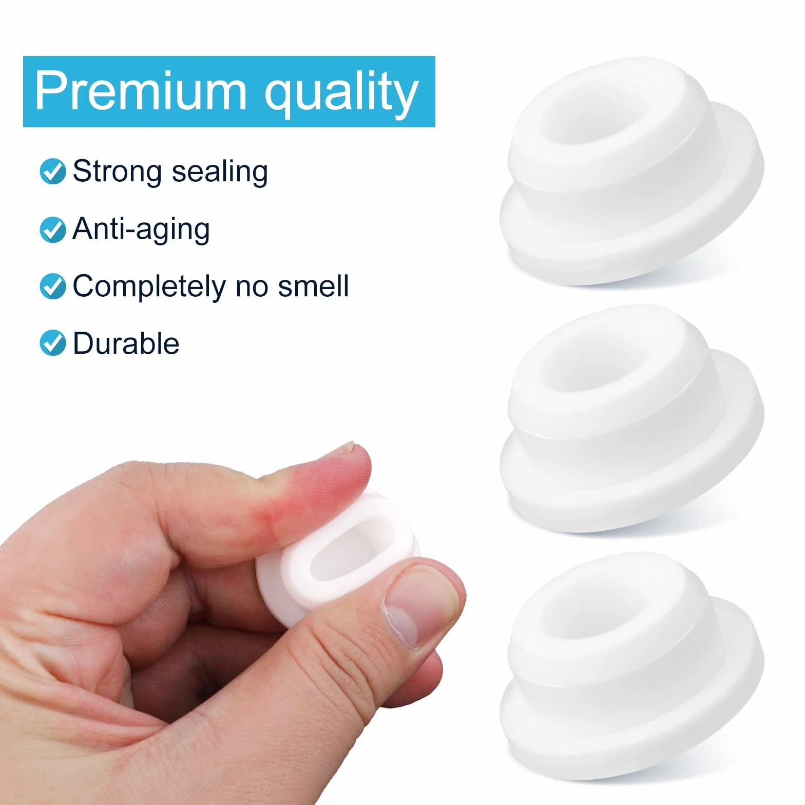 Gosknor Caoutchouc Évier Débordement Couverture Silicone Drain Bouchon Baignoire Rond Trou Insert Bassin Cuisine Salle de Bain