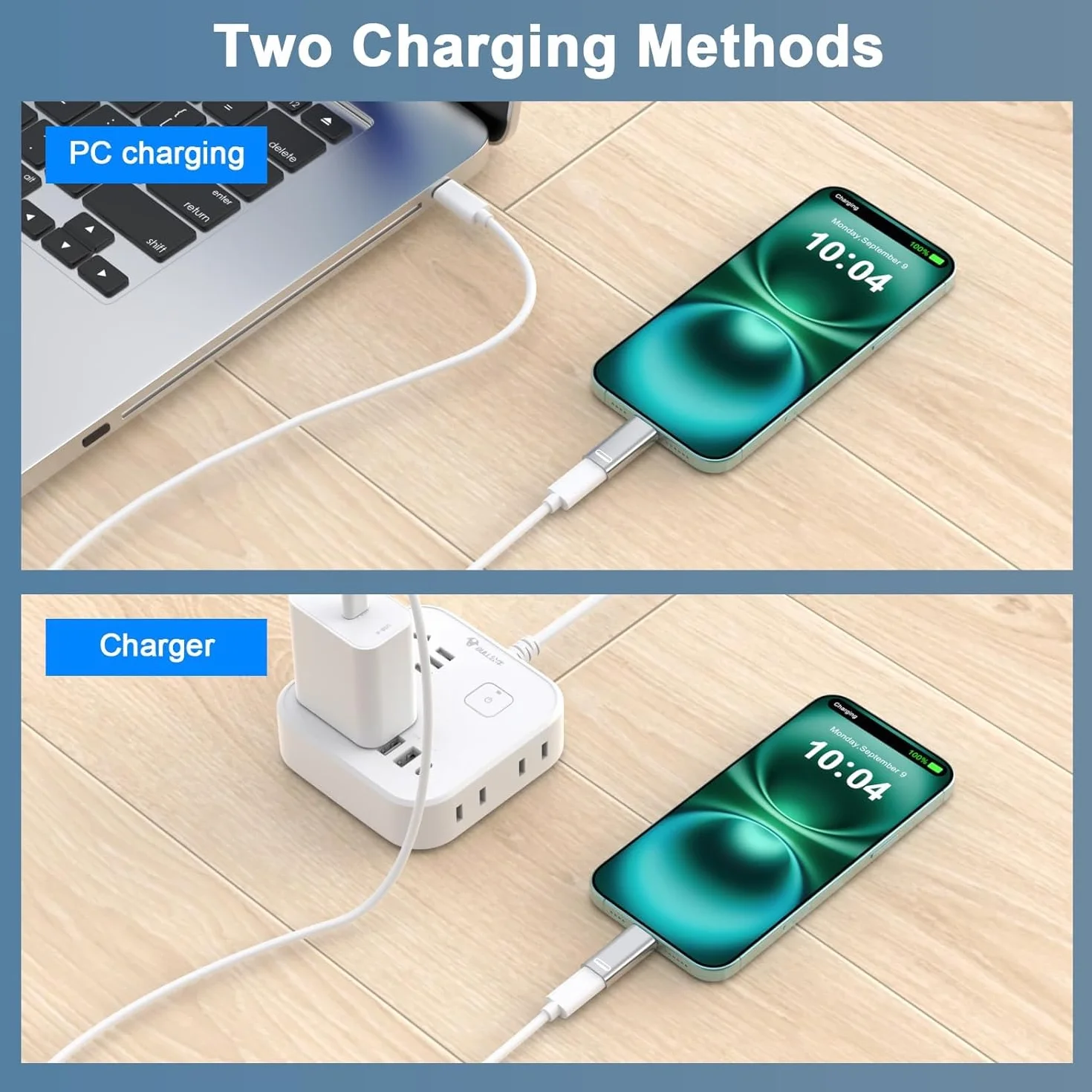 Adaptateur Lightning vers USB C pour iPhone 15 16 17 Pro Max Plus, prise en charge recharge et transfert de données