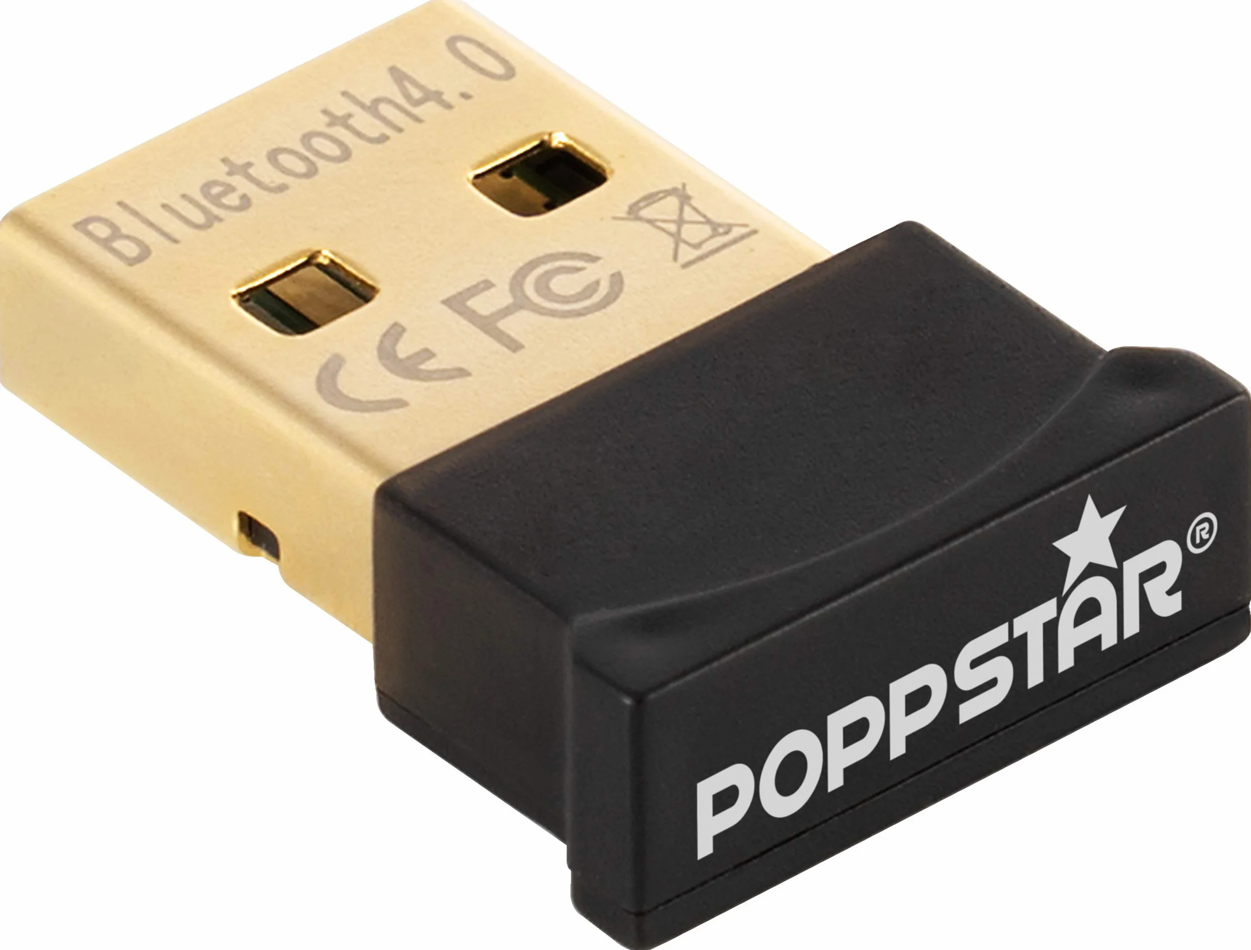 Mini adapter USB Bluetooth 4.0 pendrive, z zasięgiem do 20 m, jako doposażenie plug & play dla komputerów z systemem Windows, notebooków