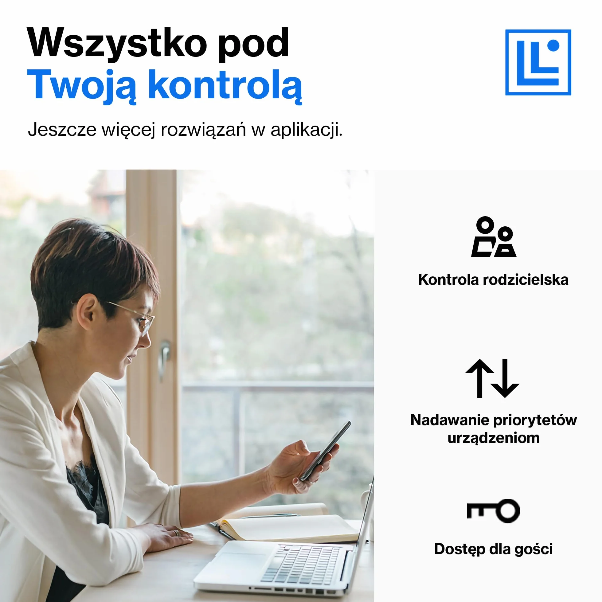 Trójpasmowy system WLAN Linksys Velop MX8400 sieci mesh Wi-Fi 6 (AX4200) – router, repeater, wzmacniacz zasięgu do 525 m2 zasięgu i 3,5x większa szybkość dla ponad 80 urządzeń – 2 szt., biały