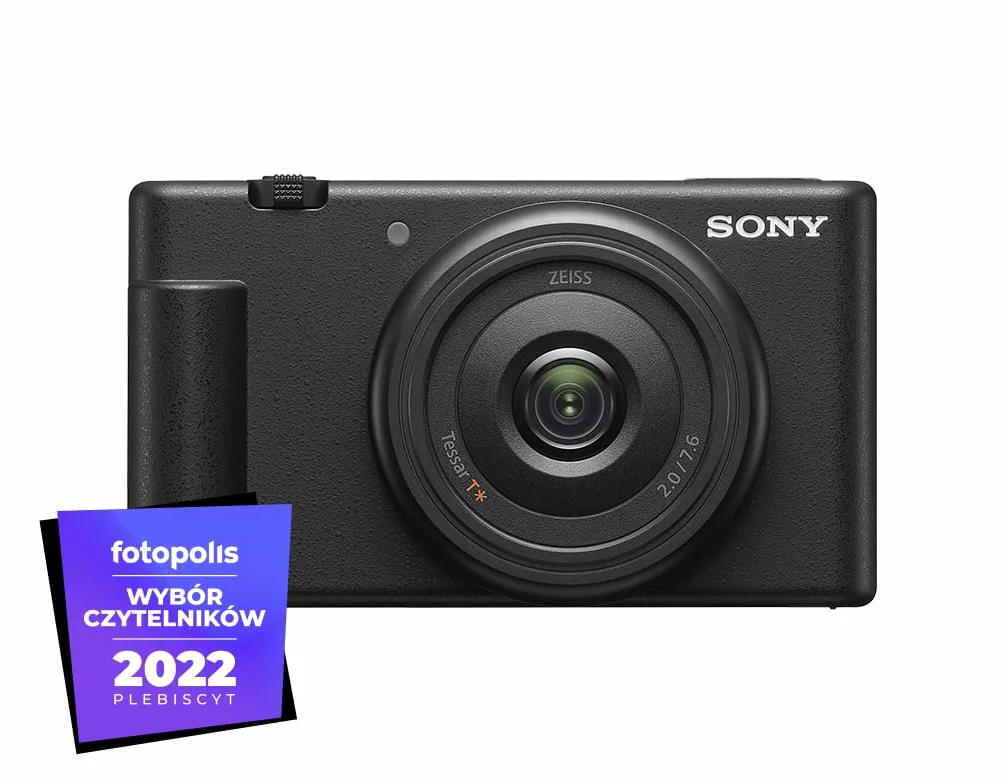 Sony Zv-1F ZV1FB.CE3 Aparat Cyfrowy, Czarny, 20.1 MP