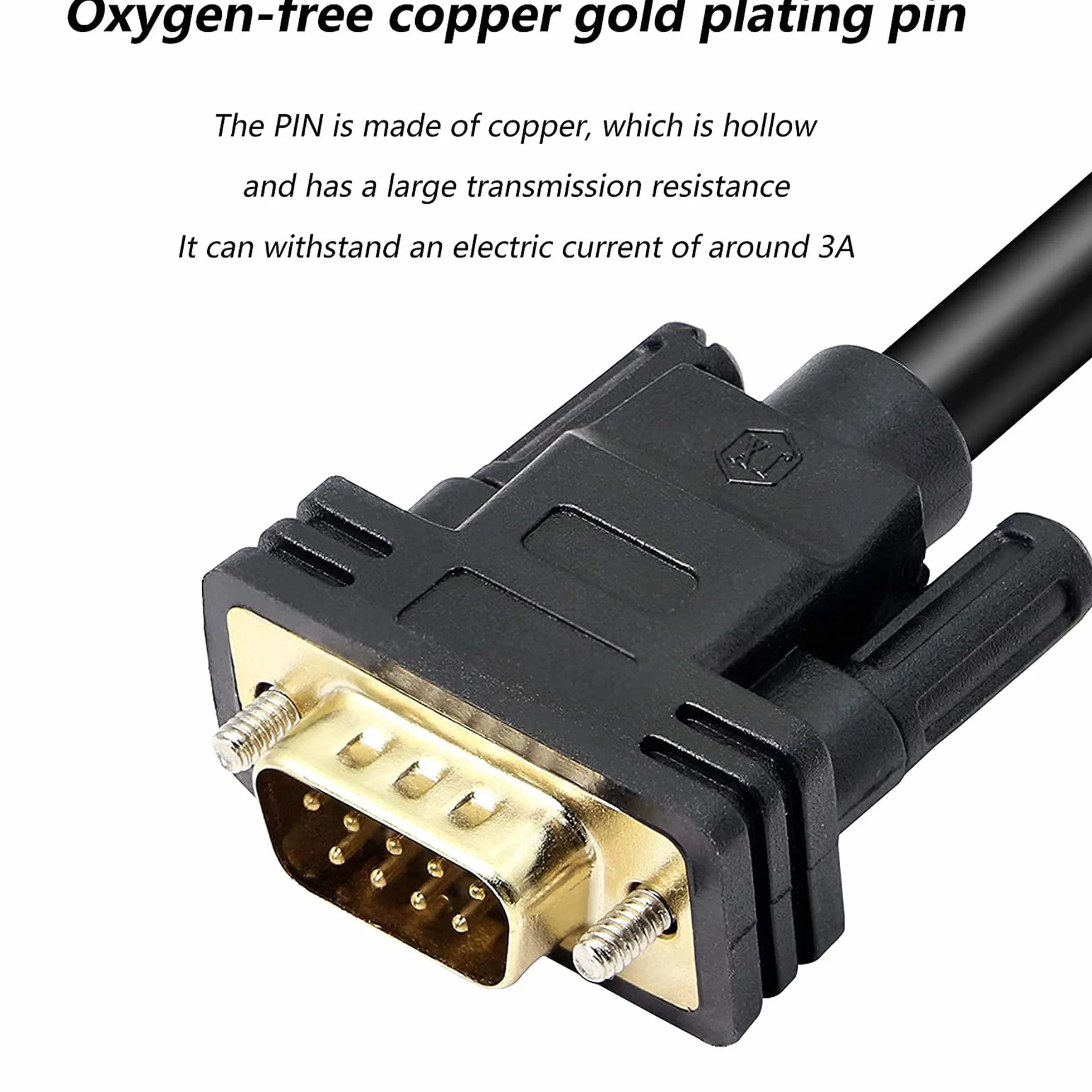 Złącze DB9 RS232 kabel portu szeregowego adaptery DB9 bez lutowania 9-pinowy port COM Breakout kabel zamienny zamówienie: 235 (męski)