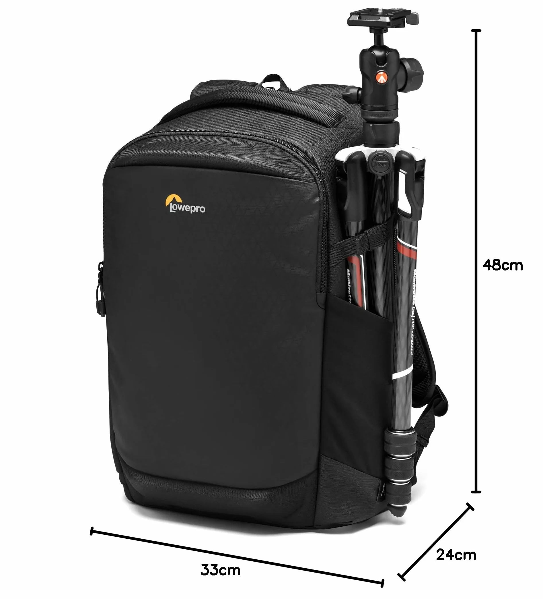Lowepro Bp 400 Aw Iii LP37352-PWW Plecak Fotograficzny, Czarny, 33 x 24 x 48 cm