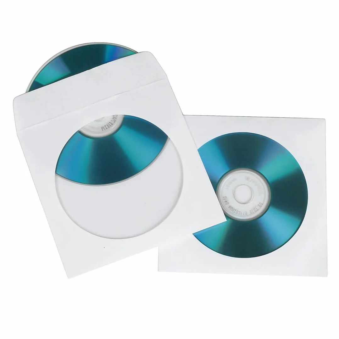 Hama CD Paper Sleeves White 50 pcs/Pack