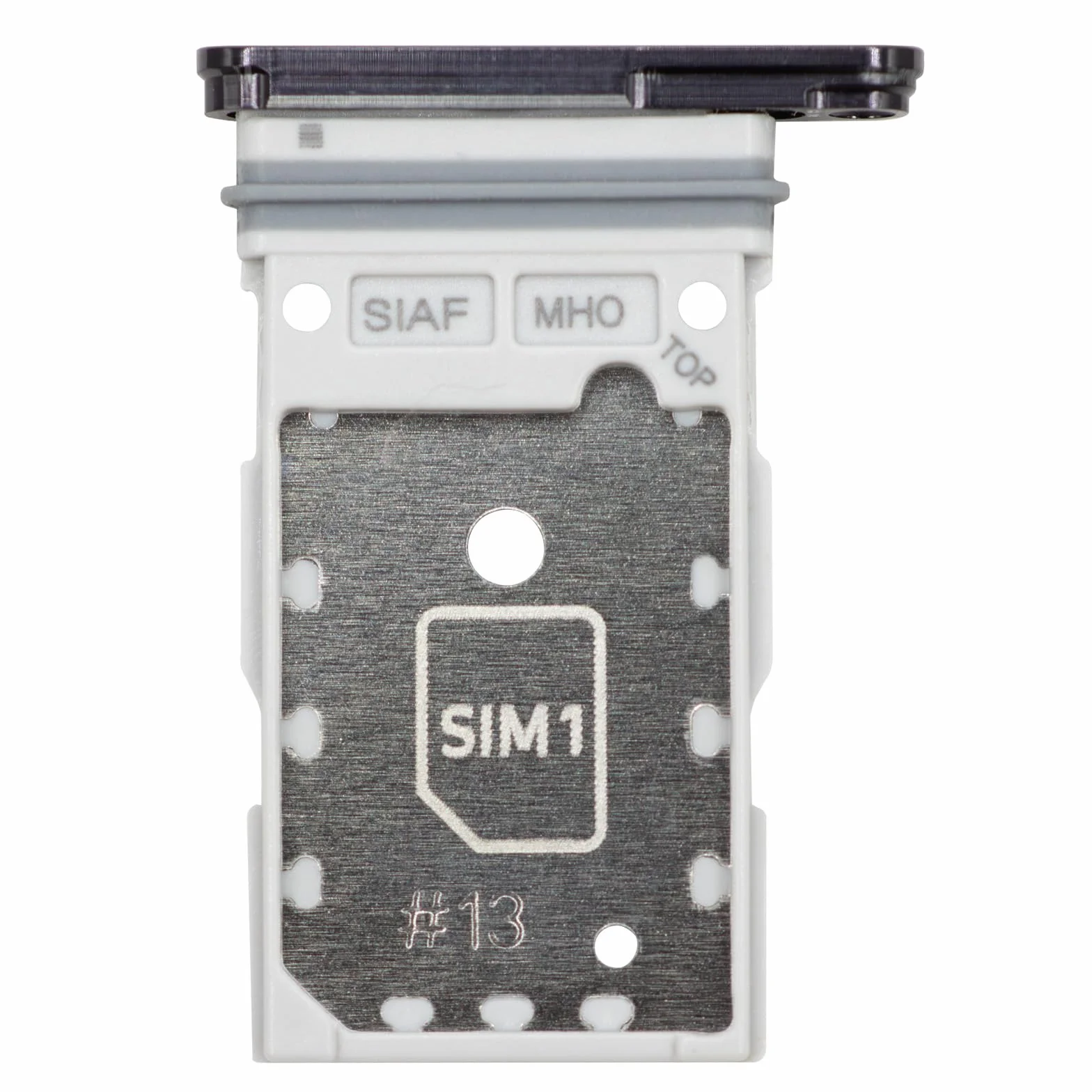 MMOBIEL Ramka do Karty Dual SIM Kompatybilny z Samsung Galaxy S23 / S23 Plus - Tacka Karty Dual SIM - SIM Card Holder Replacement - Z Pinezką SIM i Wodoodporny Gumowy Pierścień - Czarny