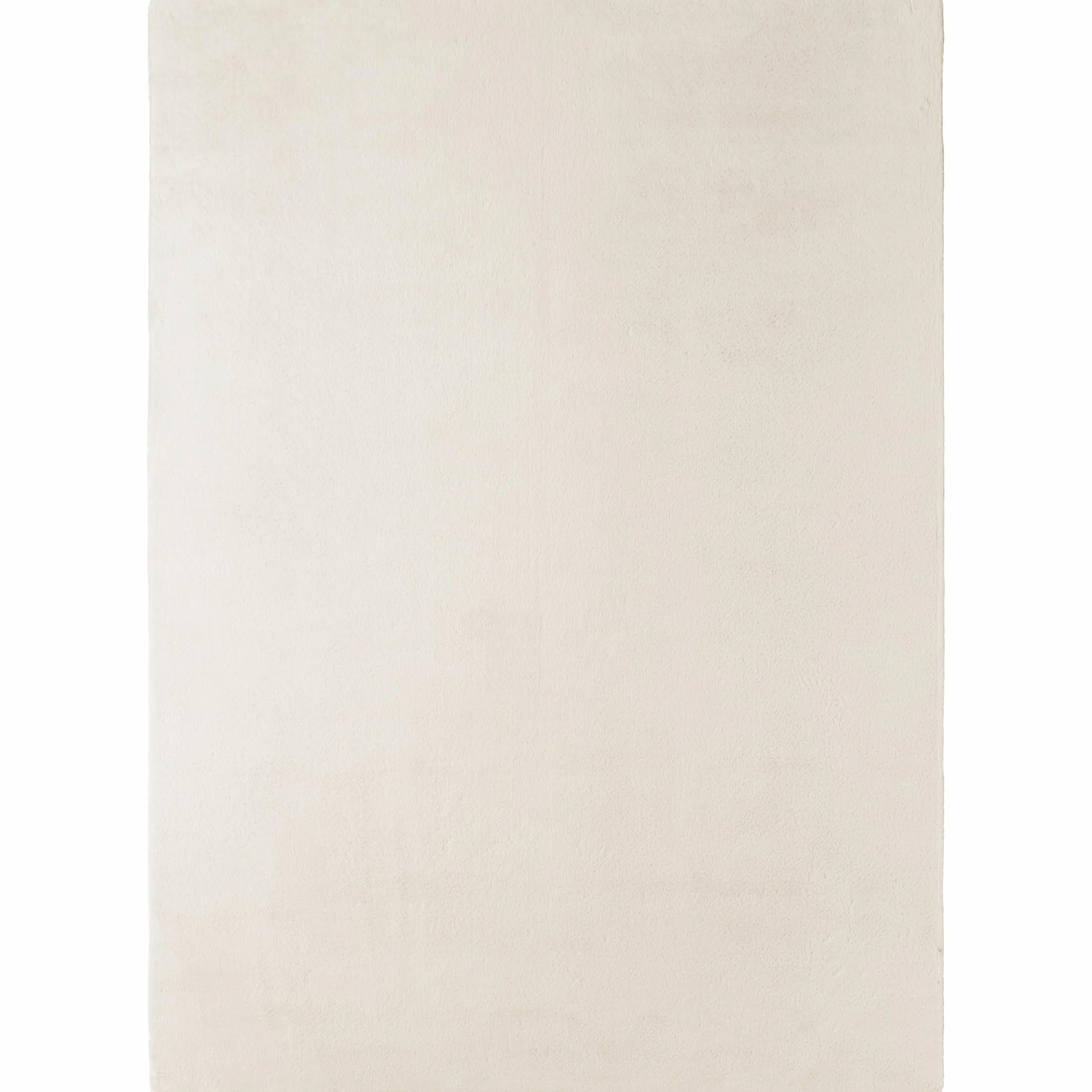 SIMPEX Tapis Rond Crème 200 cm Tapis à Poils Courts Lavable, Rond, Doucement Antidérapant et Design Monochrome Moderne pour Salon, Chambre, Cuisine et Chambre d'enfant
