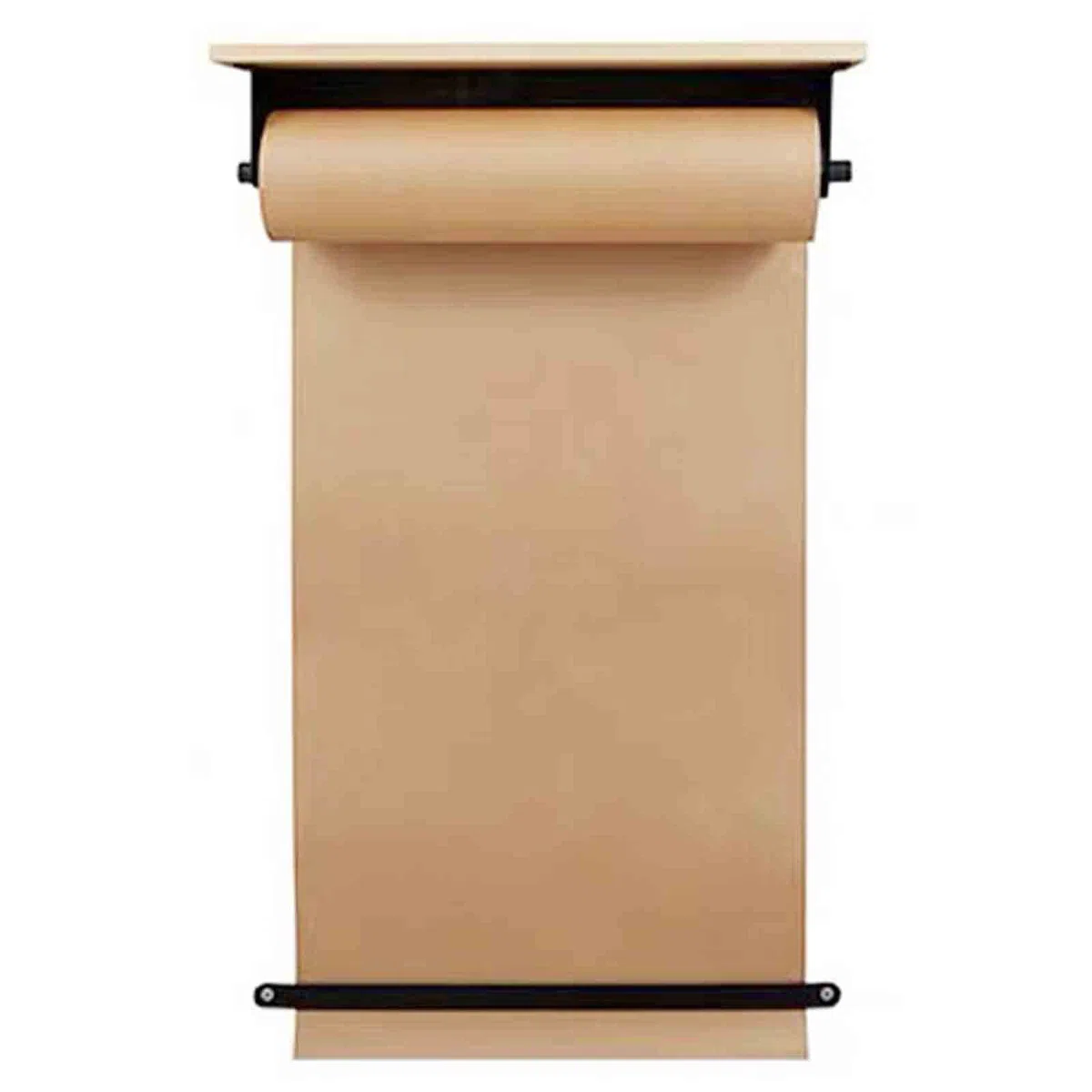 Distributeur Et Coupe-Papier Mural, Distributeur De Papier Kraft/Coupe-Papier d'emballage, pour La Maison, Le Bureau, Un Café Ou Une École, Papier Kraft, Largeur 70 Cm.