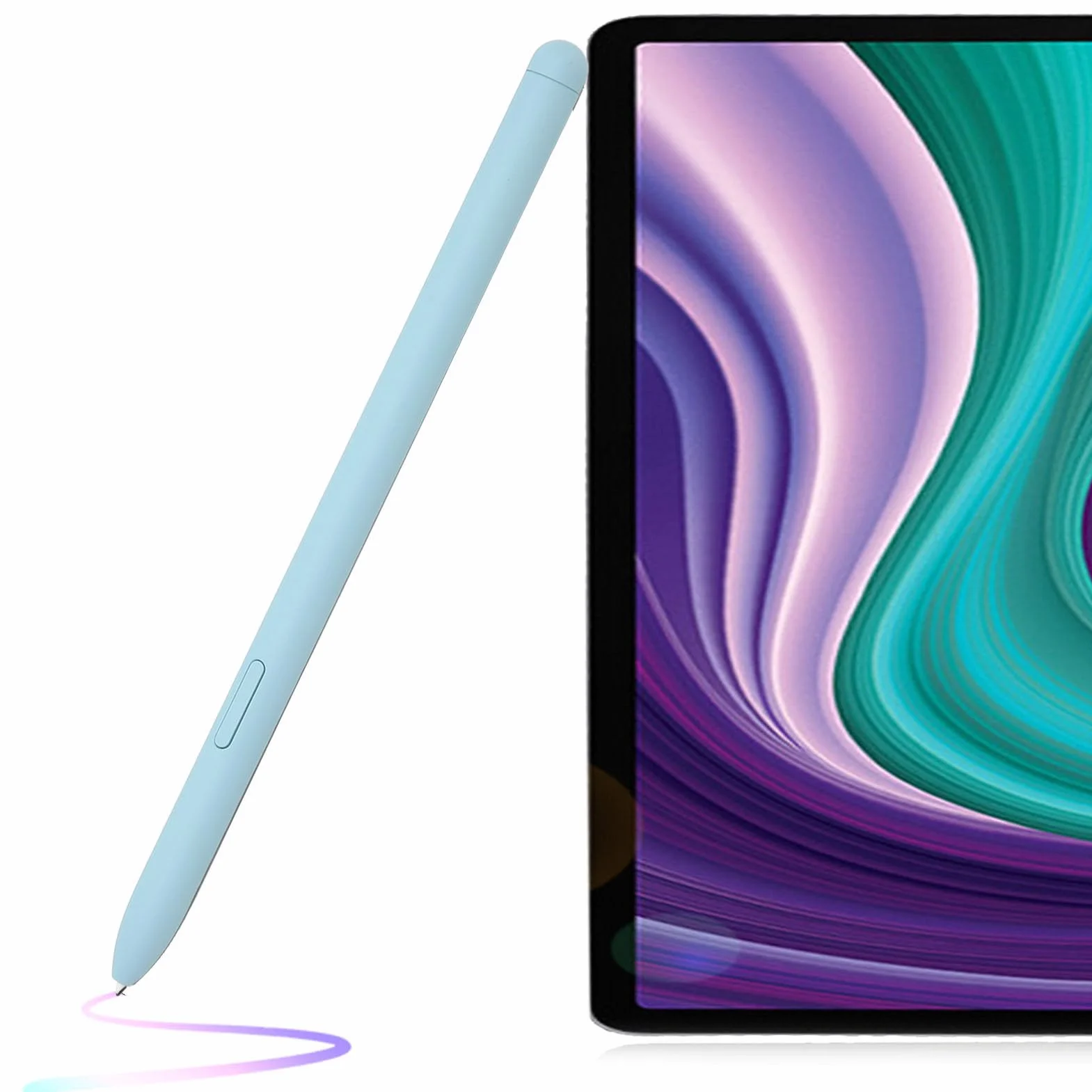 Rysik do tabletu Tab S6 Lite 10,4 cala SM P610, SM P615, zamiennik rysika Tab S6 Lite S Pen do tabletu Tab S6 Lite SM-P610 SM-P615, z 5 zapasowymi końcówkami (Niebieski)