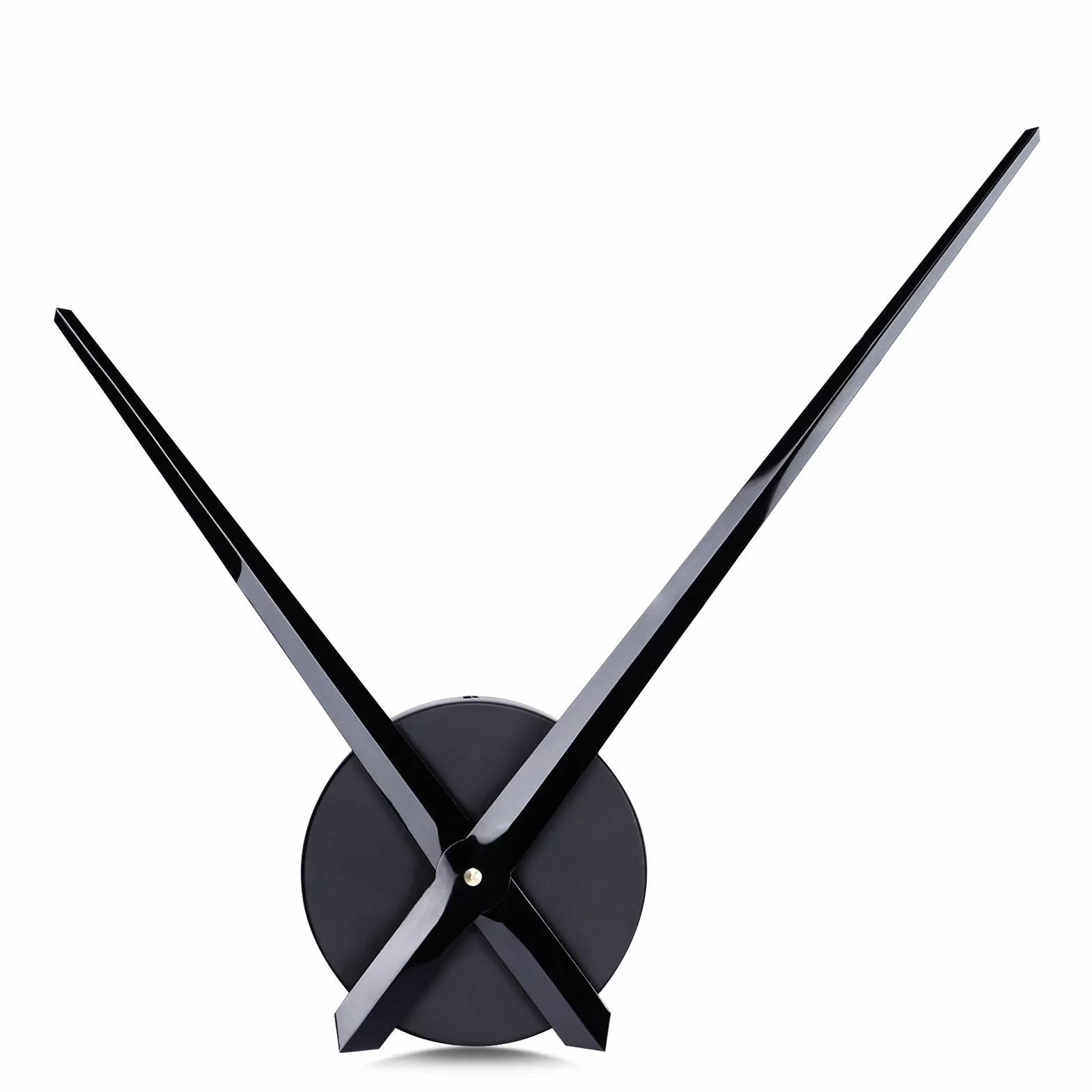 Lafocuse Grande Horloge Murale Aiguilles 3D Silencieuse Métal Pendule Noire Décoration Chambre Cuisine Salon 70-100 cm