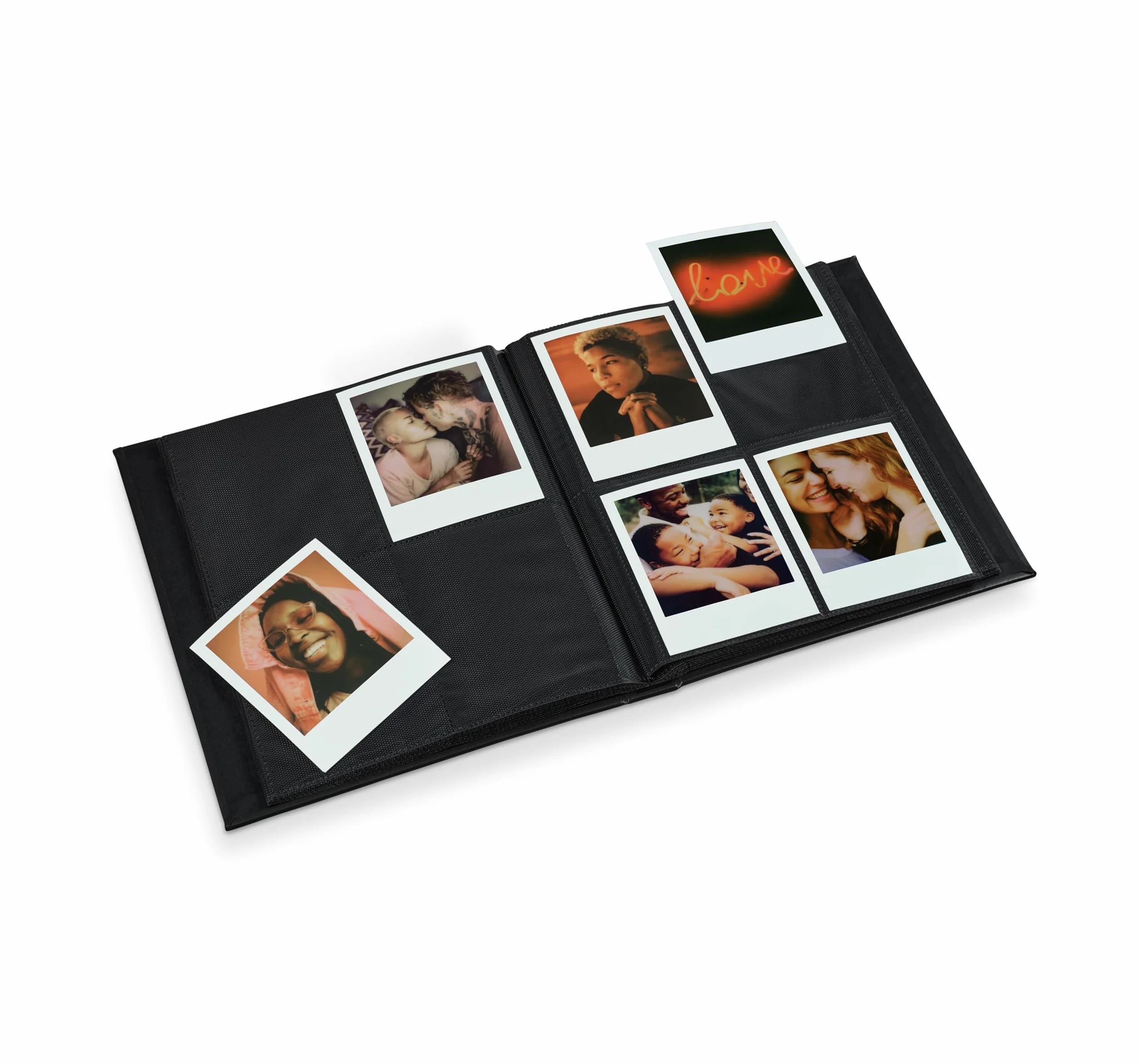 Polaroid Grand album photo pour Polaroid carrées, noir