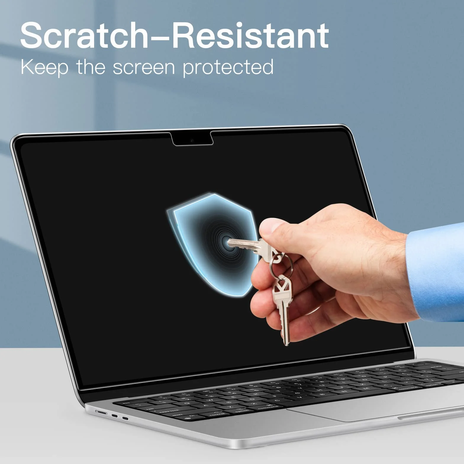 JETech Protection D'écran pour MacBook Air 13 Pouces M2-M5 2022-2026 Anti-Reflet Film Mat Lot de 2