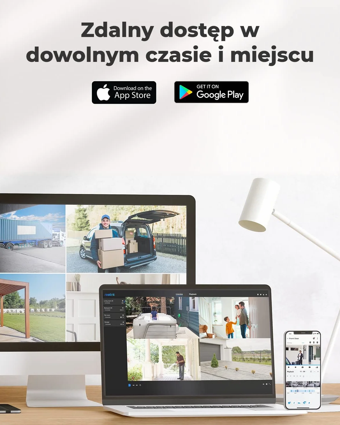 Reolink Kamera Monitoringu 4K Ultra HD PoE z Detekcją Ludzi/Pojazdów, Zewnętrzna Kopułowa Kamera IP z Inteligentnymi Alertami o Ruchu, Nagrywaniem Audio oraz funkcją Time-Lapse RLC-820A Czarny