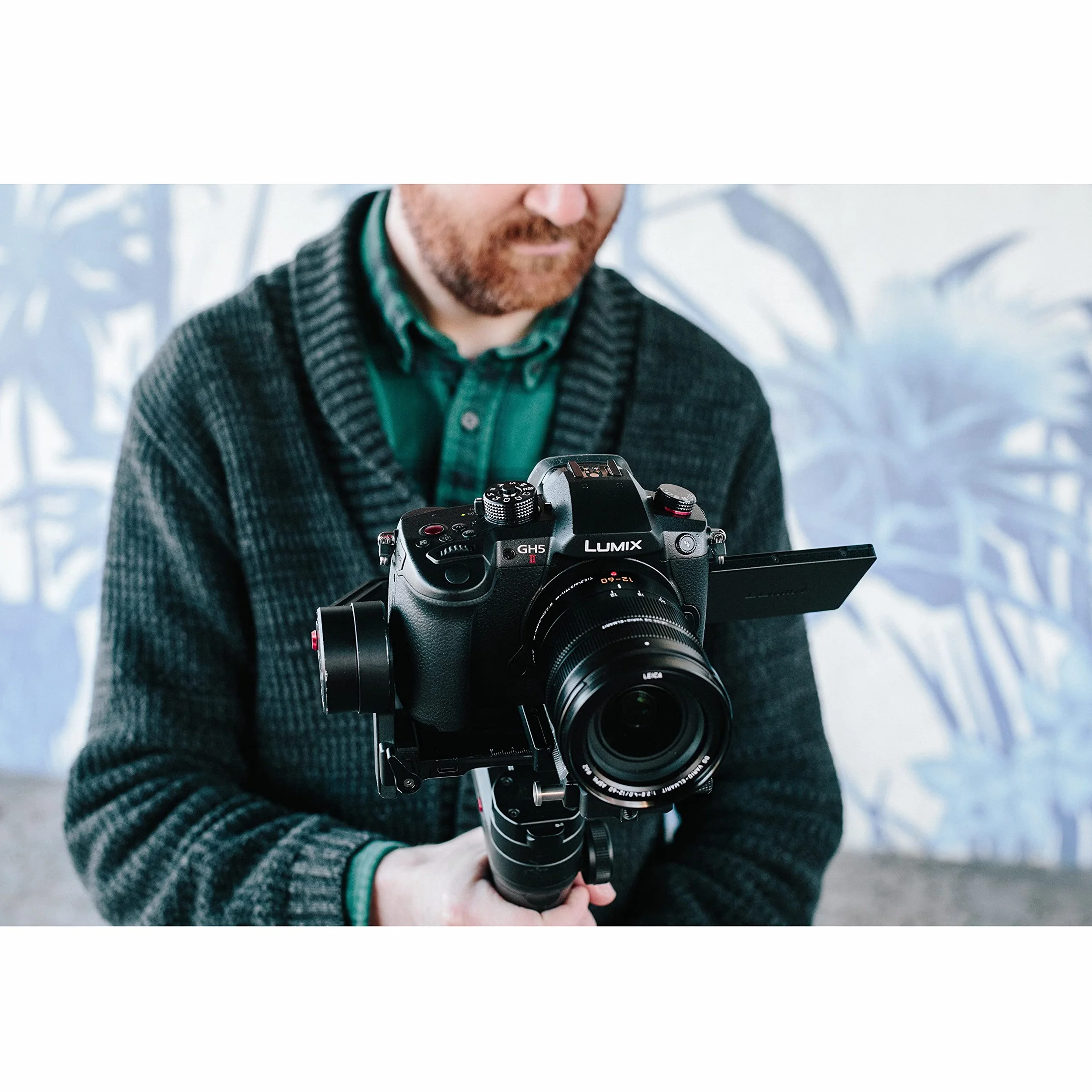Panasonic DC-GH5M2M Lumix hybrydowy aparat bezlustekowy + obiektyw H-FS12060 12–60mm, F3.5–5.6 (transmisja strumieniowa, Live MOS 20.3MP), czarny