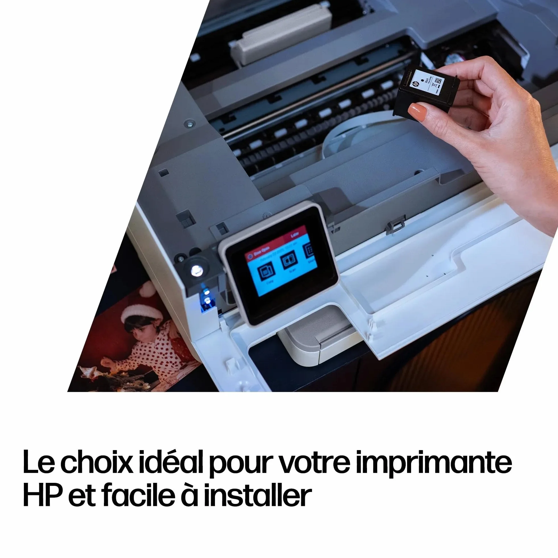 HP 308 Cartouche d’Encre Original Noir 7FP21UE Compatible Envy 6110 6120 6130 6520 6530