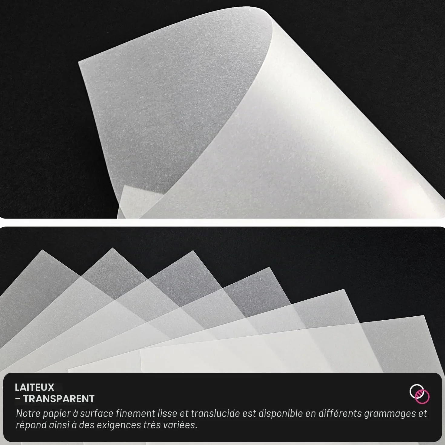 Aster Netuno Papier Calque Imprimable A4 210x297mm 180g pour Dessin Bricolage Cartes Invitation Scrapbooking