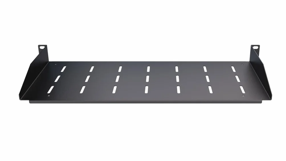 Étagère Rack Serveur 1U 19 Pouces Capacité 25 kg Fixation Arrière Profondeur Variable