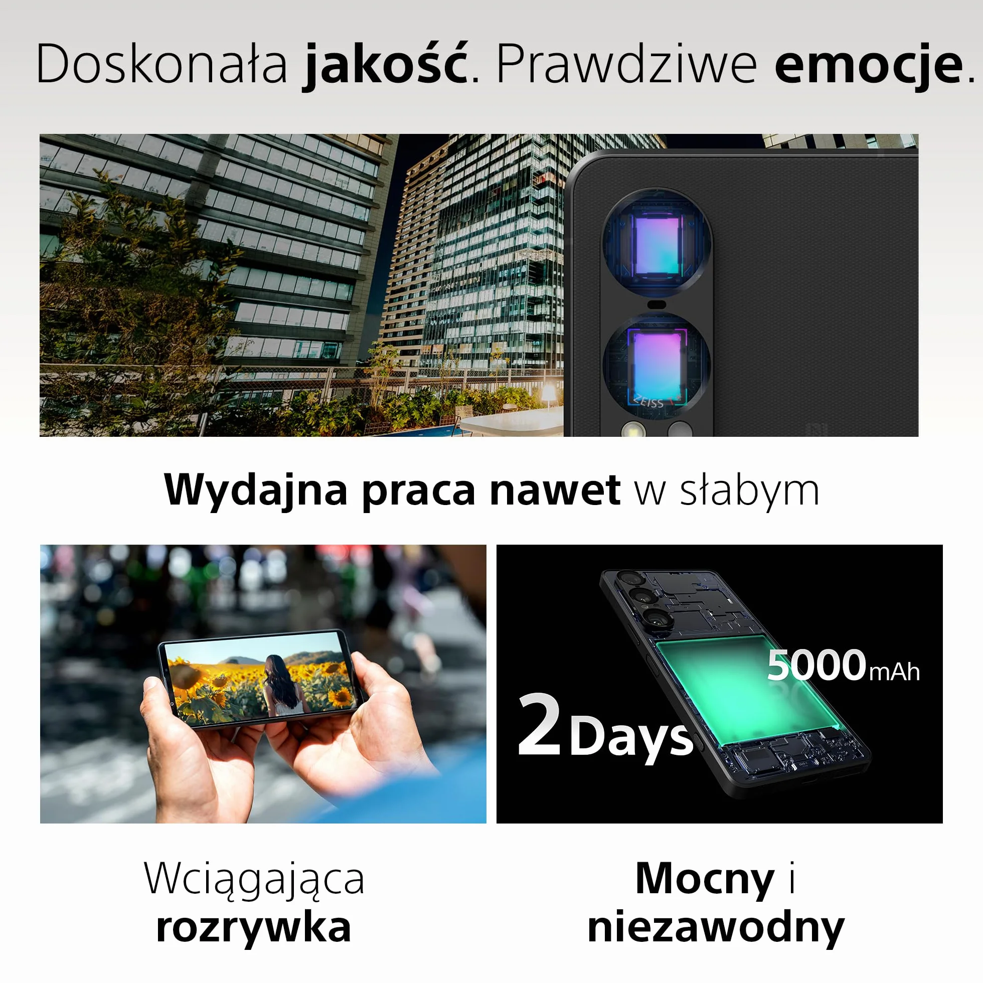 Sony Xperia 1 VII | Nowy, superszerokokątny przetwornik | Xperia Intelligence | 2 dni na baterii | Czarny