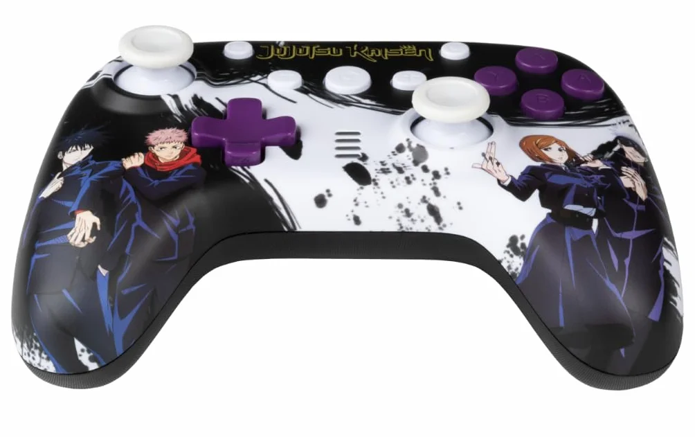 Konix Jujutsu Kaisen Manette filaire pour Nintendo Switch, Switch 2 et PC - Noir - Câble 3 m
