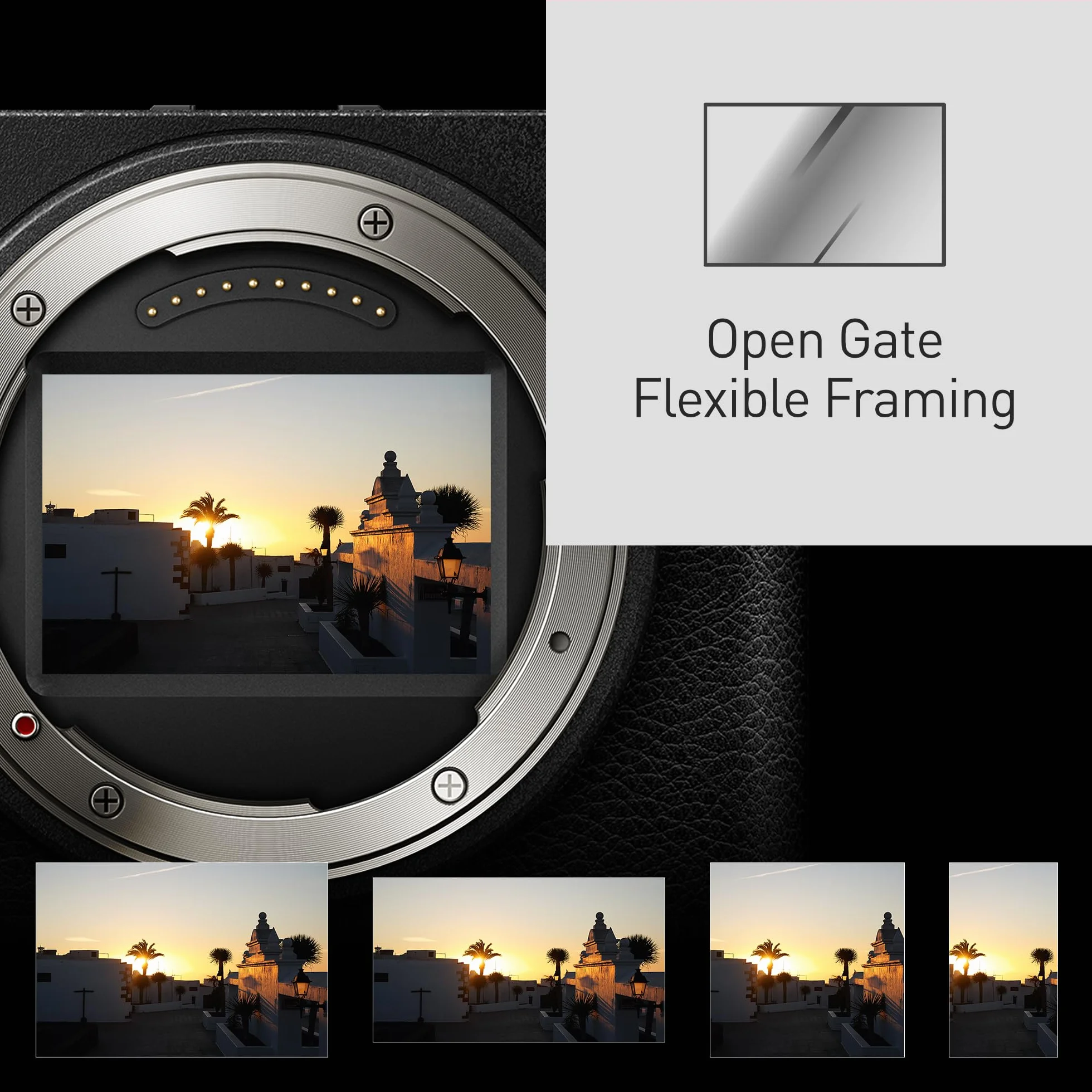 Panasonic Lumix DC-S9E-K Pełnoklatkowy Bezlusterkowy Aparat do Vlogowania, 24.2MP, 6K /4K Video, Stabilizacja Obrazu, Ekran z Technologią Free Angle 5Ghz WiFi Czarny, Korpus