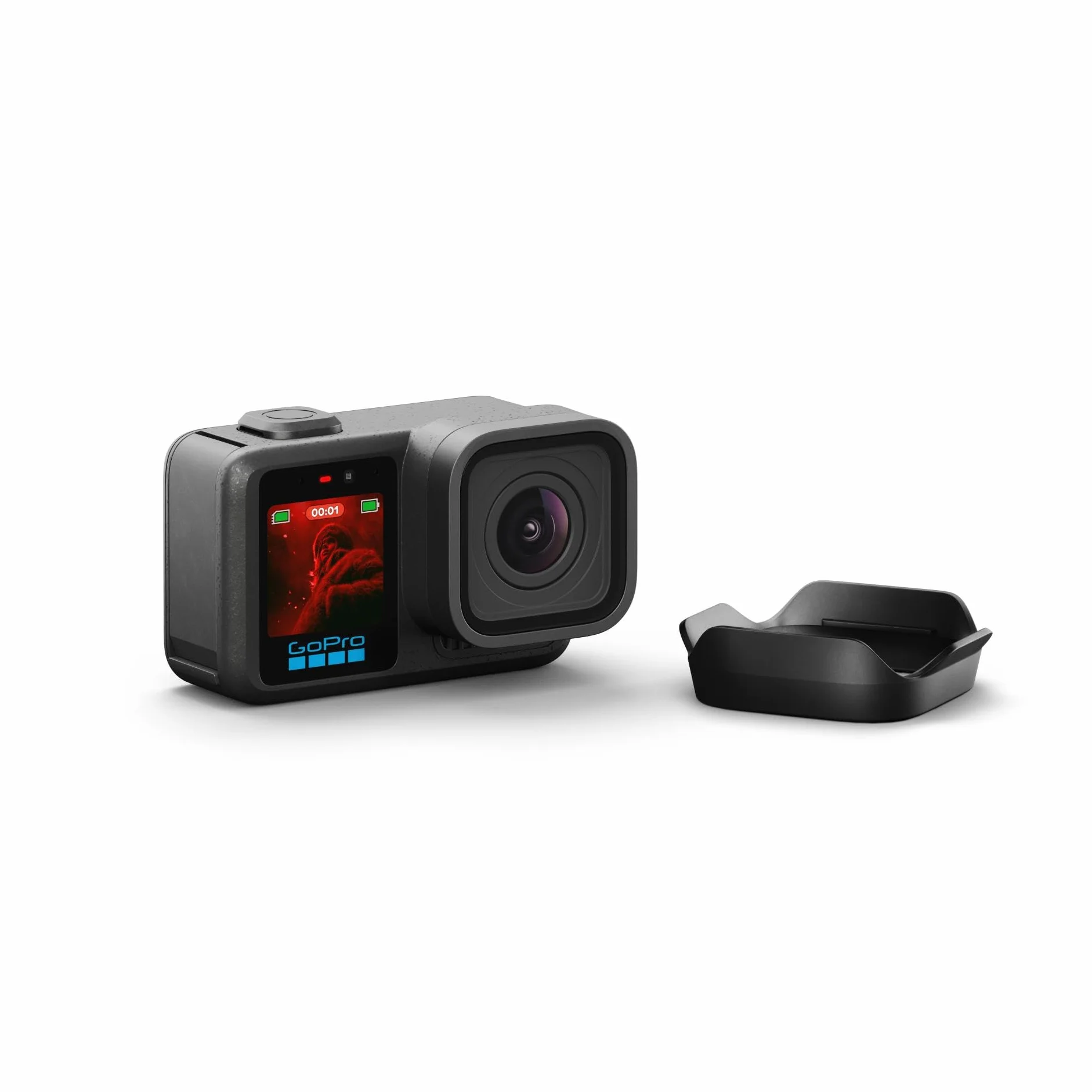 GoPro MISSION 1 PRO – kompaktowa kamera sportowa do kina, wideo 8K60, przetwornik 1-calowy, zaawansowana wydajność przy słabym oświetleniu, zdjęcia 50 MP, tryb zwolnionego tempa, stabilizacja obrazu