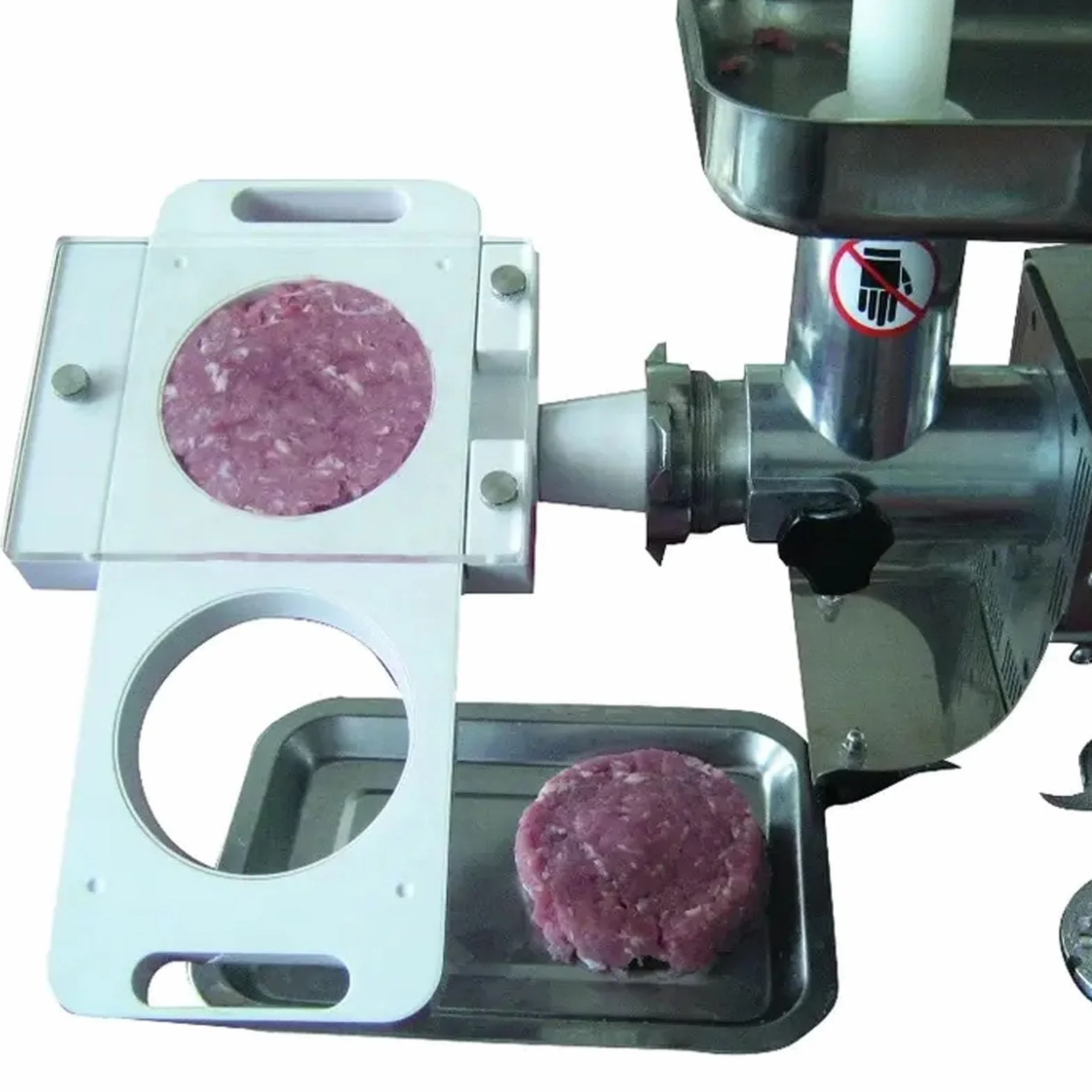Hamburger en appuyant sur Machine Maker, Auto Hamburger Patty Maker avec 5 Tubes Adaptateur Maison Burger Maker Appuyez sur pour Saucisse Remplisseur Viande