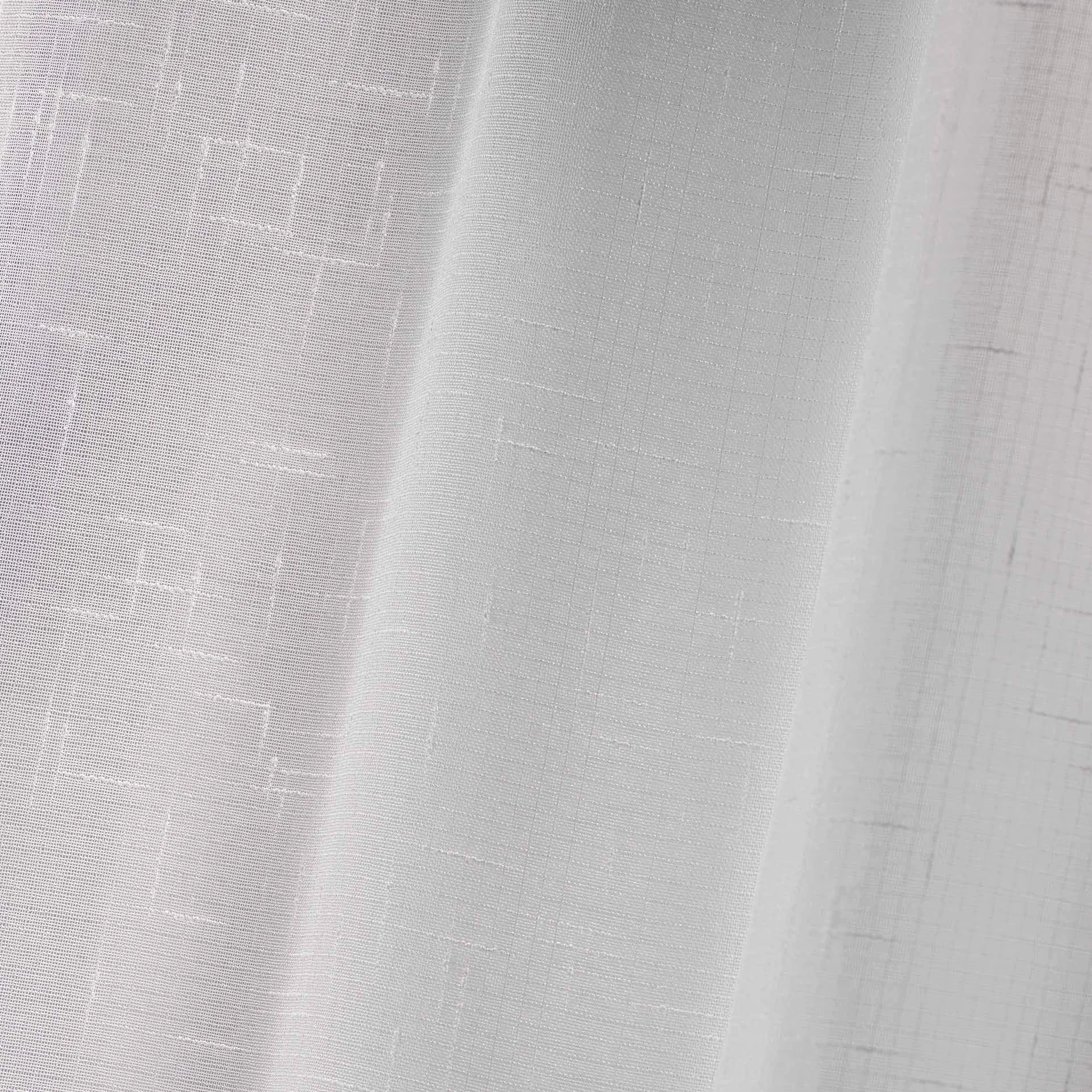Luminea Douceur d'Intérieur Paire Droite Passe-Tringle 70 x 200 cm Blanc Luminette Unie
