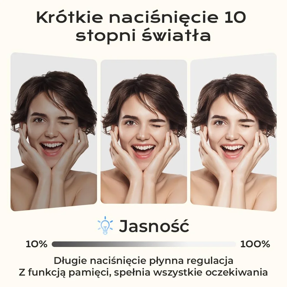 OUSFOT Selfie Phone Light 128LED 3000-6500K Selfie Lamp RGB Tryb 8 Kolorów z Regulowaną Jasnością, Photo Light z Klipsem USB Akumulator, do Telefonu, Aparatu, Komputera