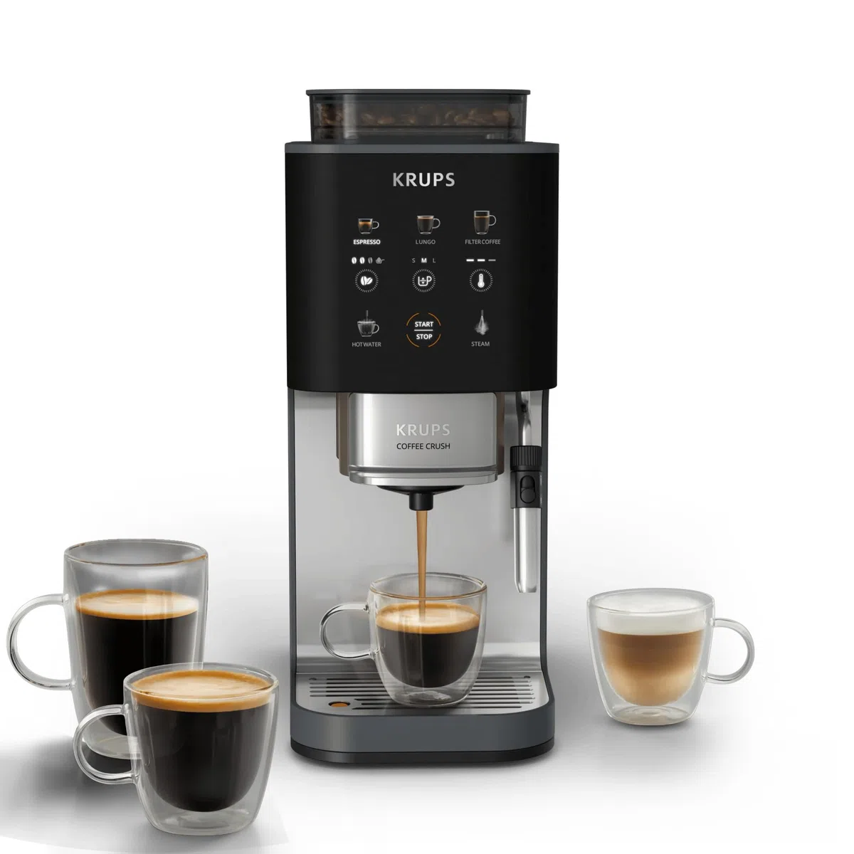 KRUPS Coffee Crush Edition, Machine à café à grains, Format ultra compact