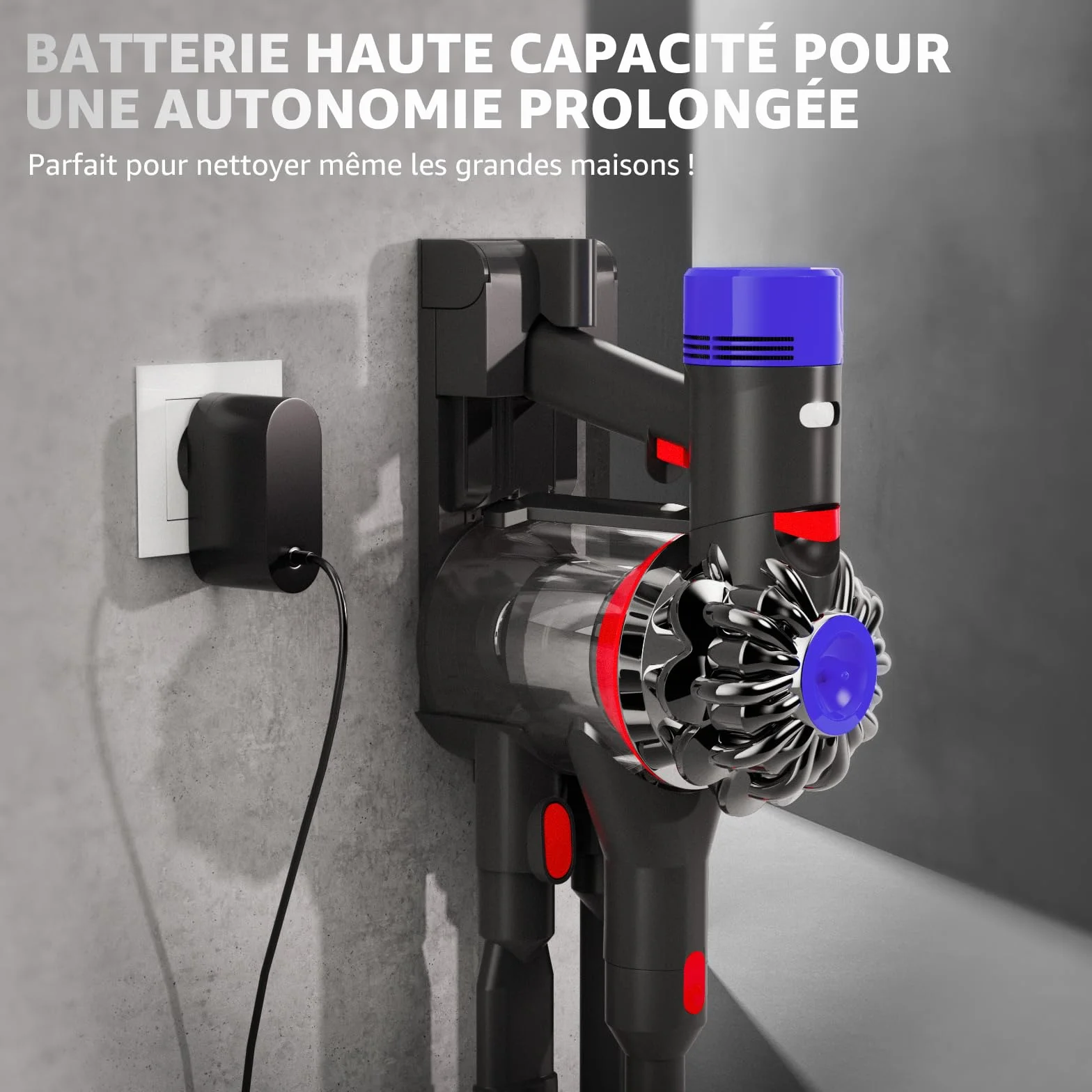 EGR Améliorée V8 Batterie Compatible Dyson V8 Absolute Animal Motorhead Fluffy SV10 Aspirateur avec 5 Filtres