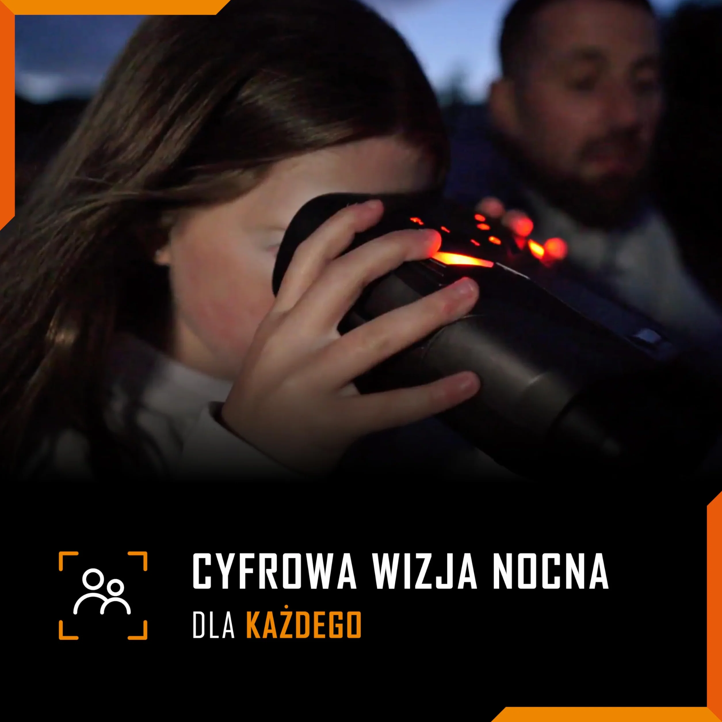 Okulary Noktowizyjne - Nightfox Ember Lornetka Noktowizyjna na Podczerwień, Łatwa w Użyciu, Dużym Ekranem, Powiększenie 4x, Zasięg 250m, Wideo 4K, Gogle Lornetki na Biwakowania