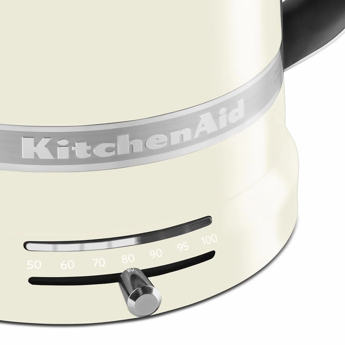 KitchenAid Bouilloire Électrique - Artisan - Température Réglable - 1,5 L - Crème