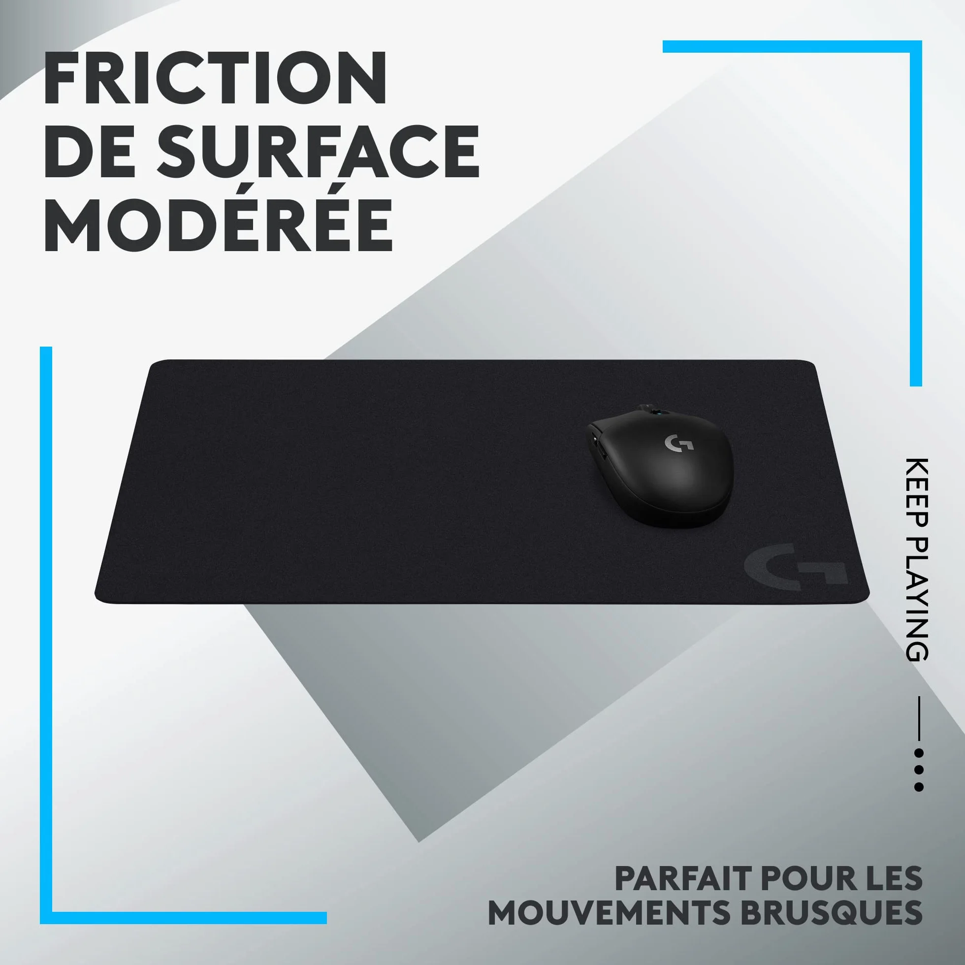 Logitech G G240 Tapis de Souris de Jeu 340 x 280 x 1 mm Noir