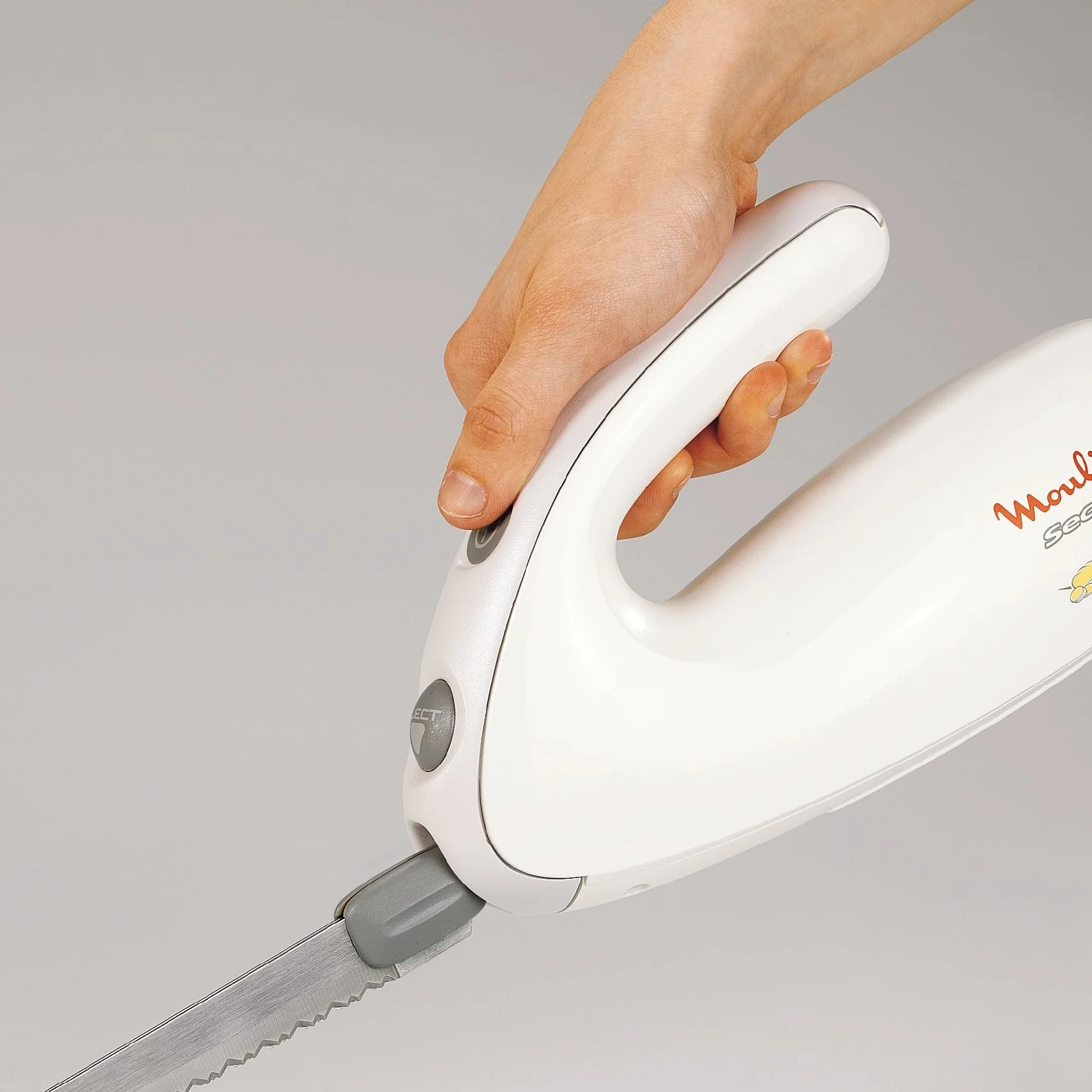 Moulinex Couteau électrique 100 W Secanto blanc DJAC41