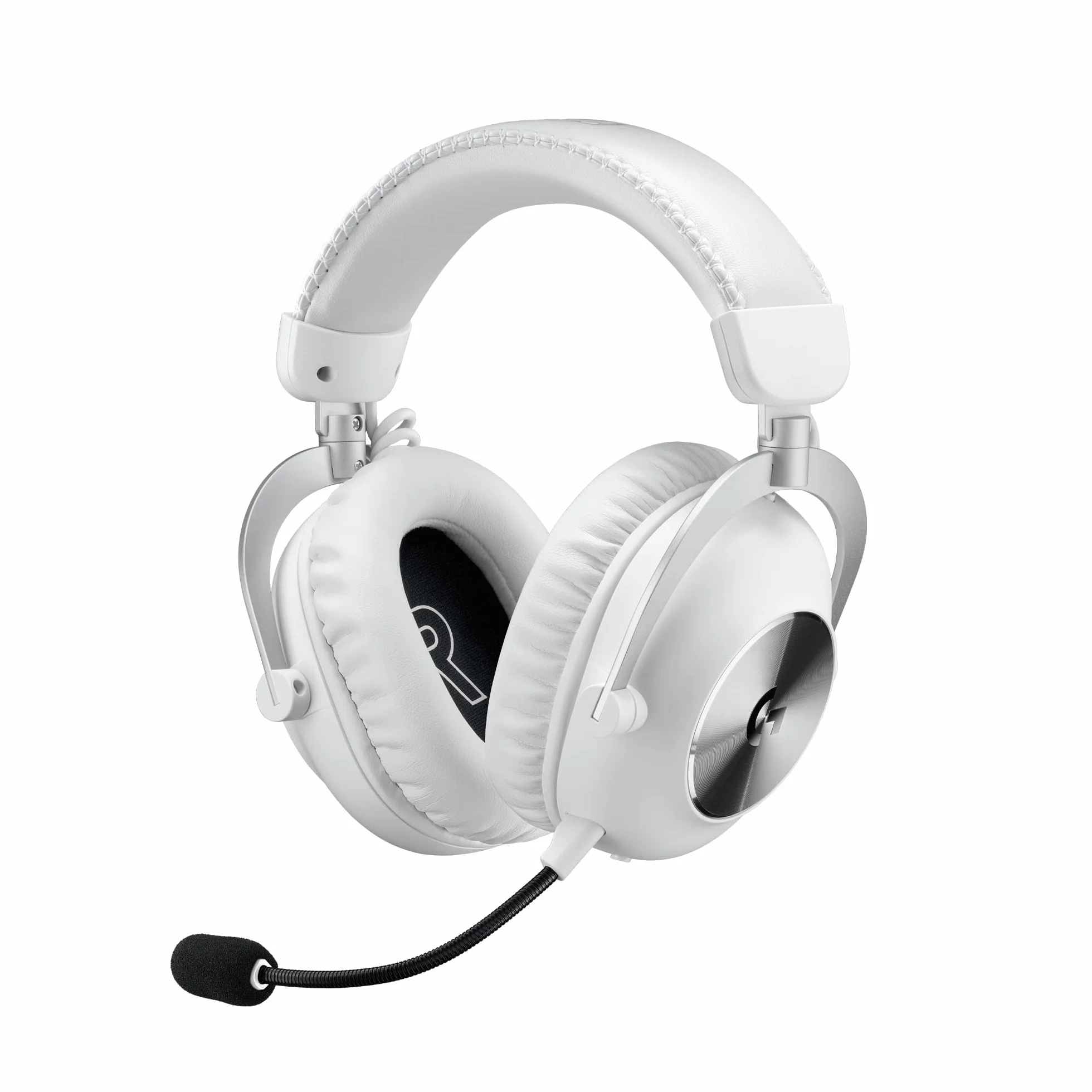 Logitech G PRO X 2 LIGHTSPEED, bezprzewodowe słuchawki, odłączane ramię mikrofonu, grafenowe 50 mm, DTS:X 2.0–7.1 Surround, Bluetooth/USB/Aux 3,5 mm, PC, PS5, PS4, Nintendo Switch - Biały