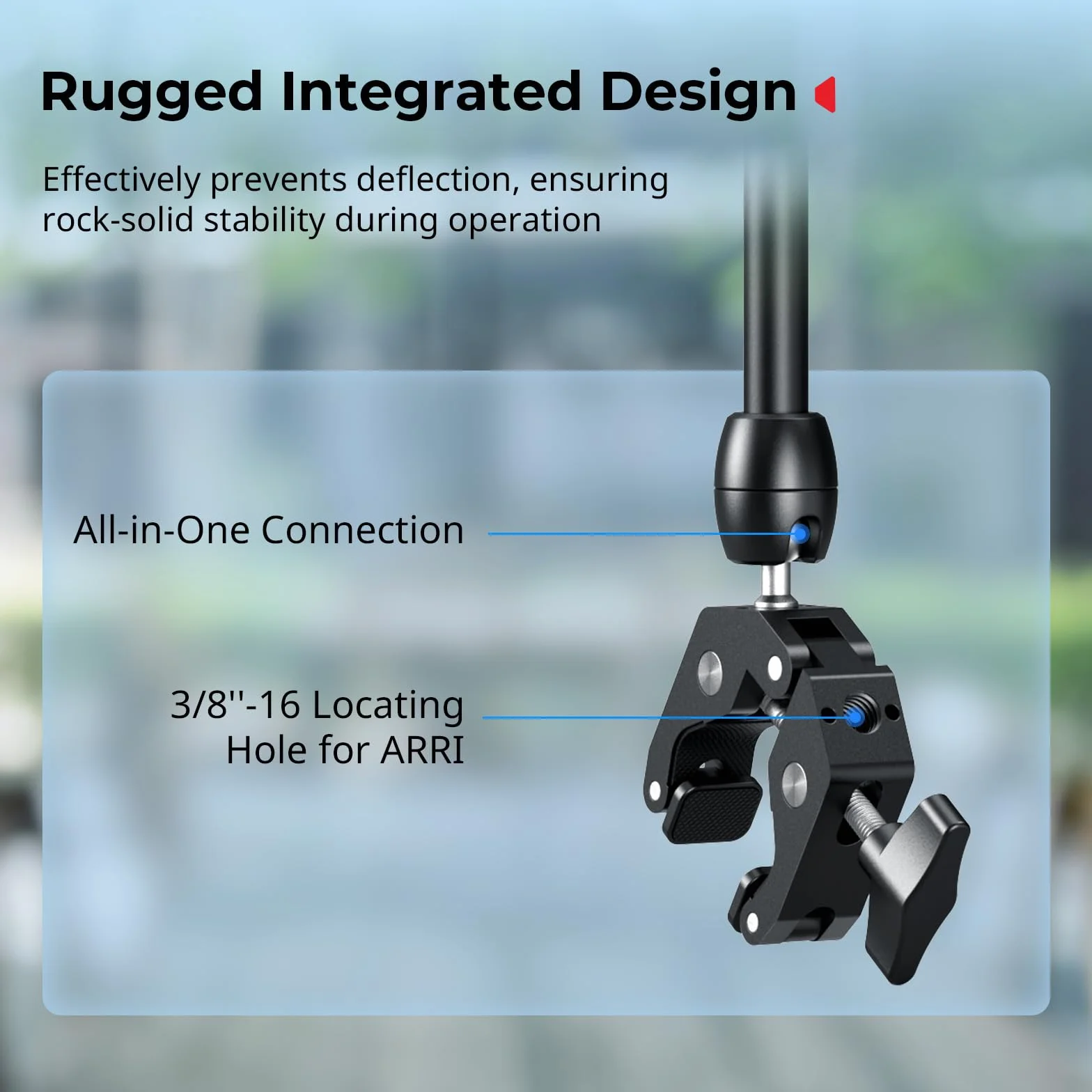 SMALLRIG 21,7" Magic Arm z Super Clamp, uchwyt na telefon, elastyczny uchwyt na biurko ze śrubą 1/4", do iPhone'a, lustrzanki cyfrowej, kamery sportowej, lampy wideo -5624