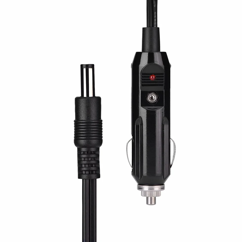 Kabel przedłużający do zapalniczki samochodowej, 3 metry / 9,8 stopy 12 V, 5,5 mm x 2,1 mm do urządzeń samochodowych kabel adaptera kabla zasilającego