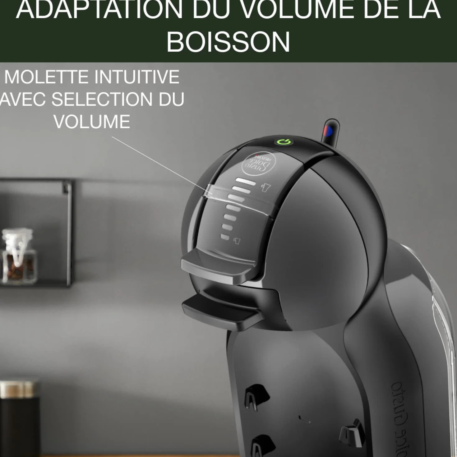 Krups Nescafé Dolce Gusto Mini Me Machine à café capsules multi-boissons 0.8 L 15 bars Noir/Anthracite