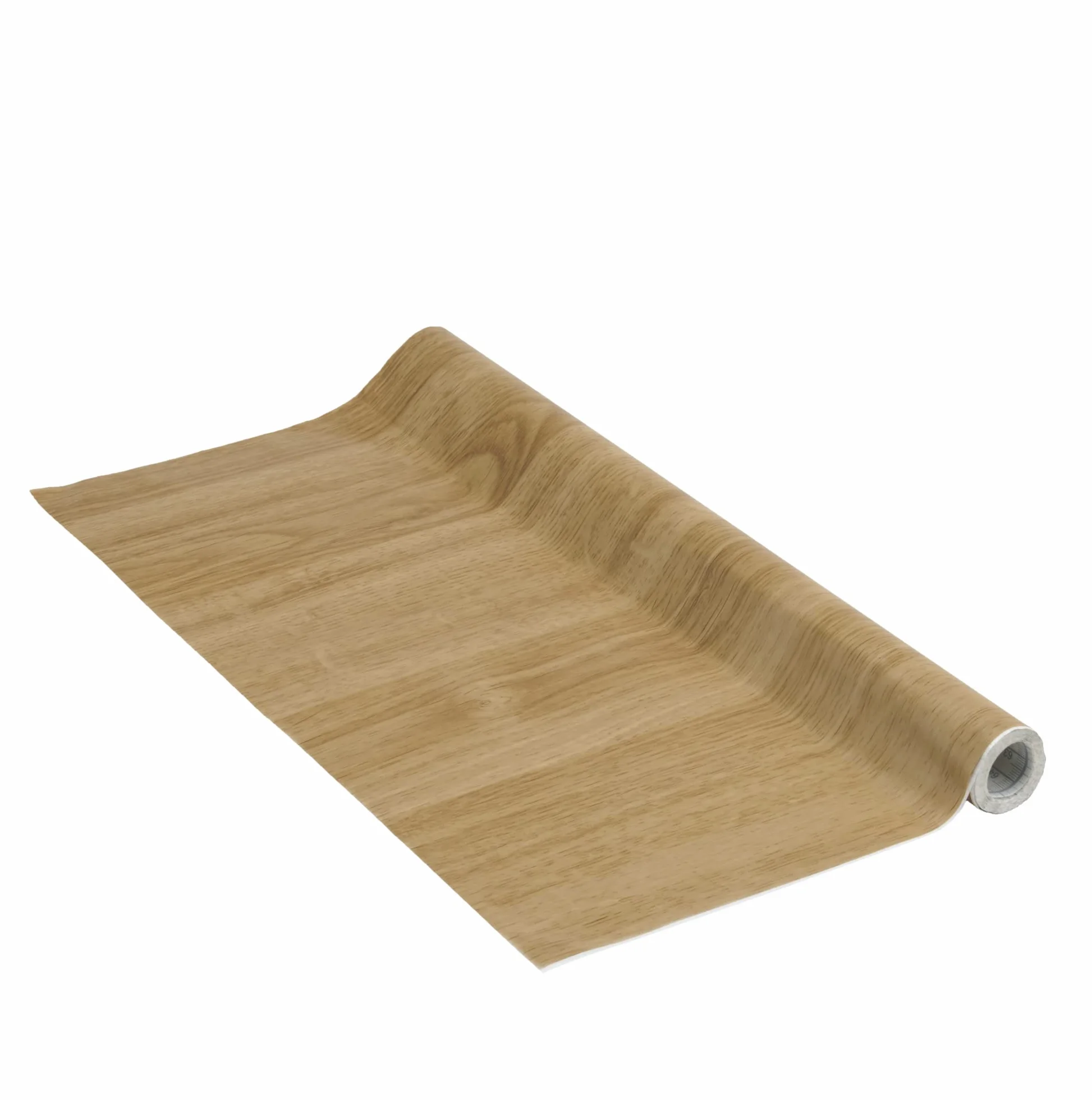 Venilia Papier adhésif Chêne clair Aspect bois Marron 45 cm x 3 m Épaisseur 95μ Film autocollant PVC sans phtalates Fabriqué en UE