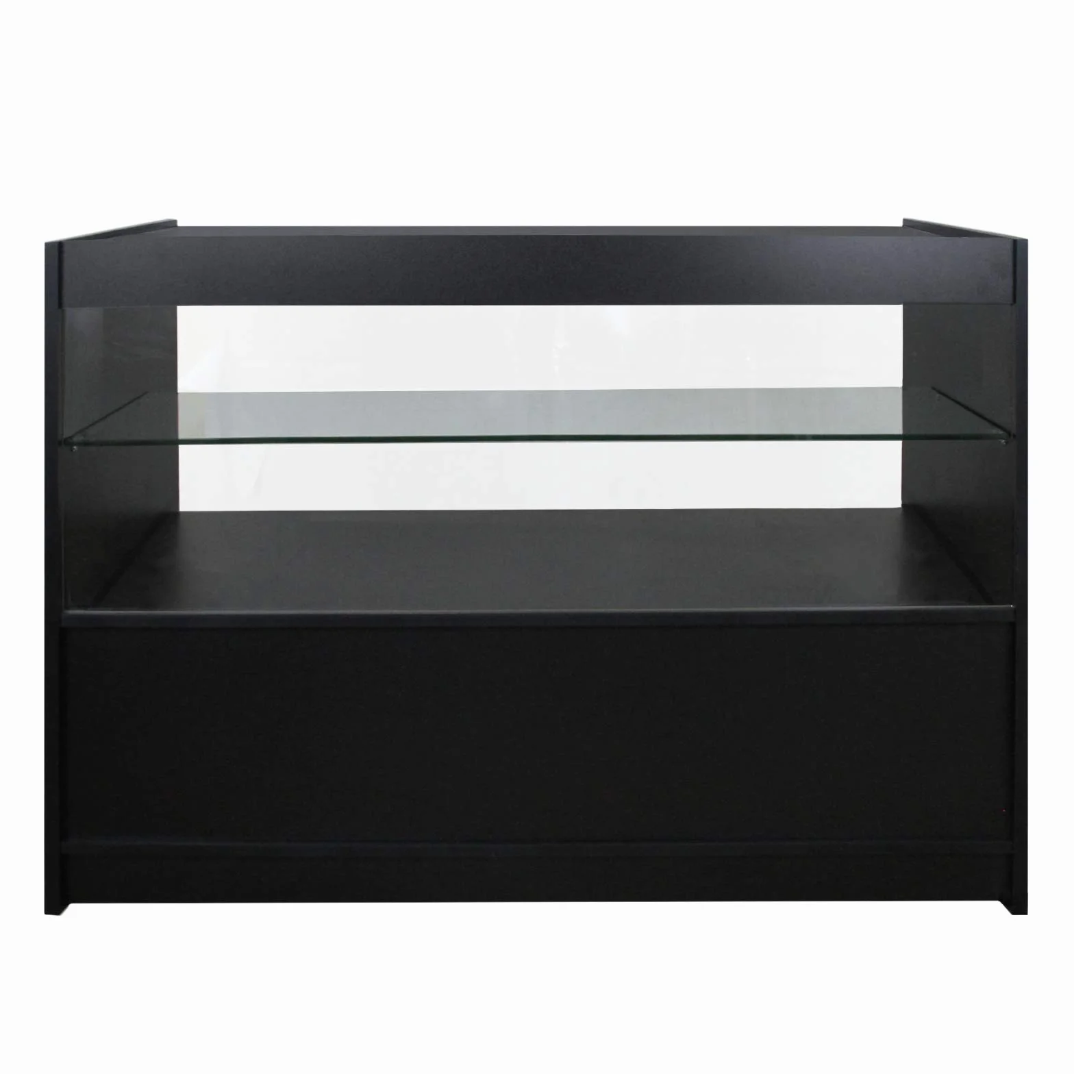 Monstershop Gemini Shop Les Comptoirs de Vente au Détail Verre Showcase Cabinet Écran Noir