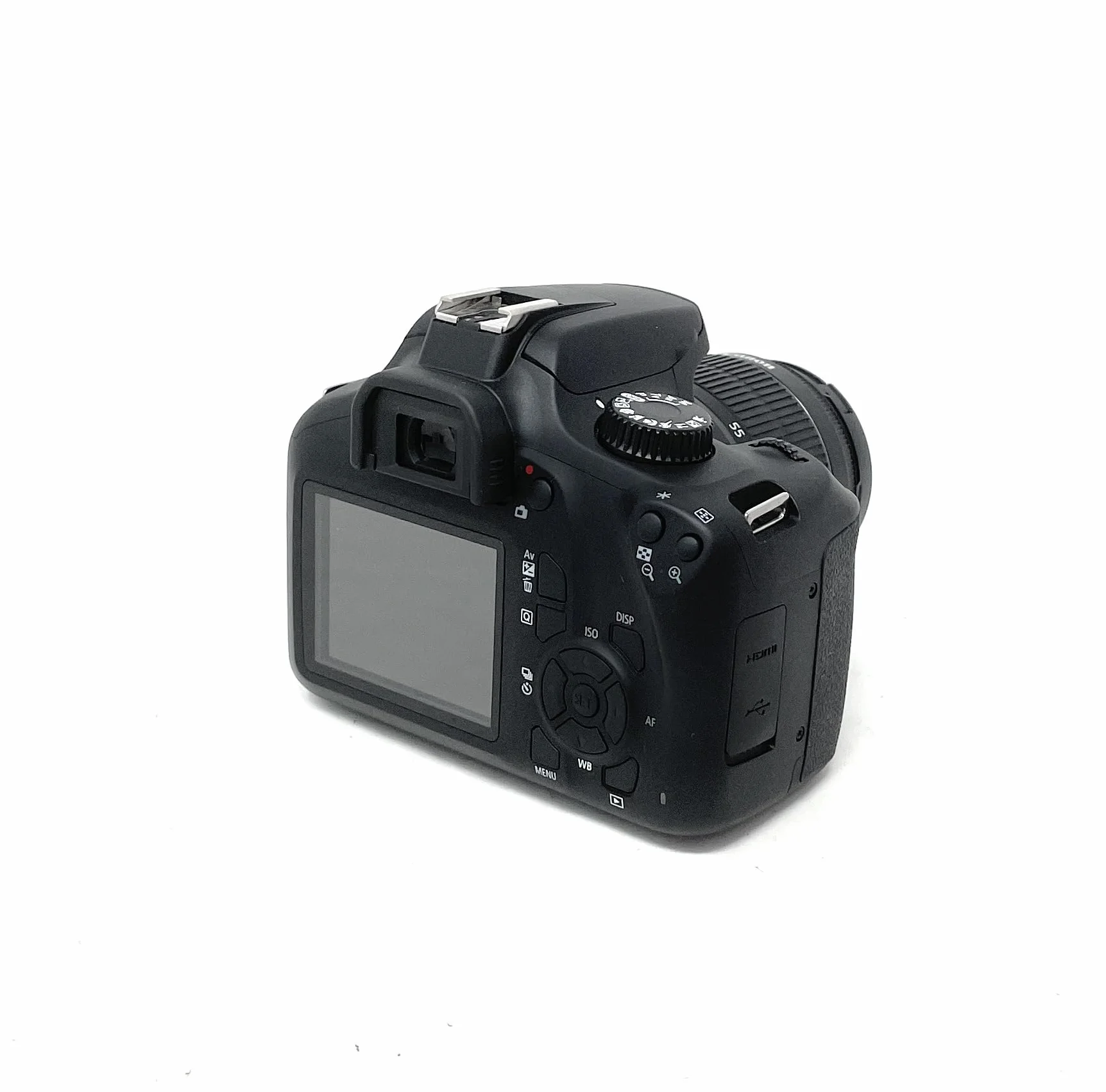Canon EOS 4000D DSLR Camera and EF-S 18-55 mm f/3.5-5.6 III Lens - Black GB