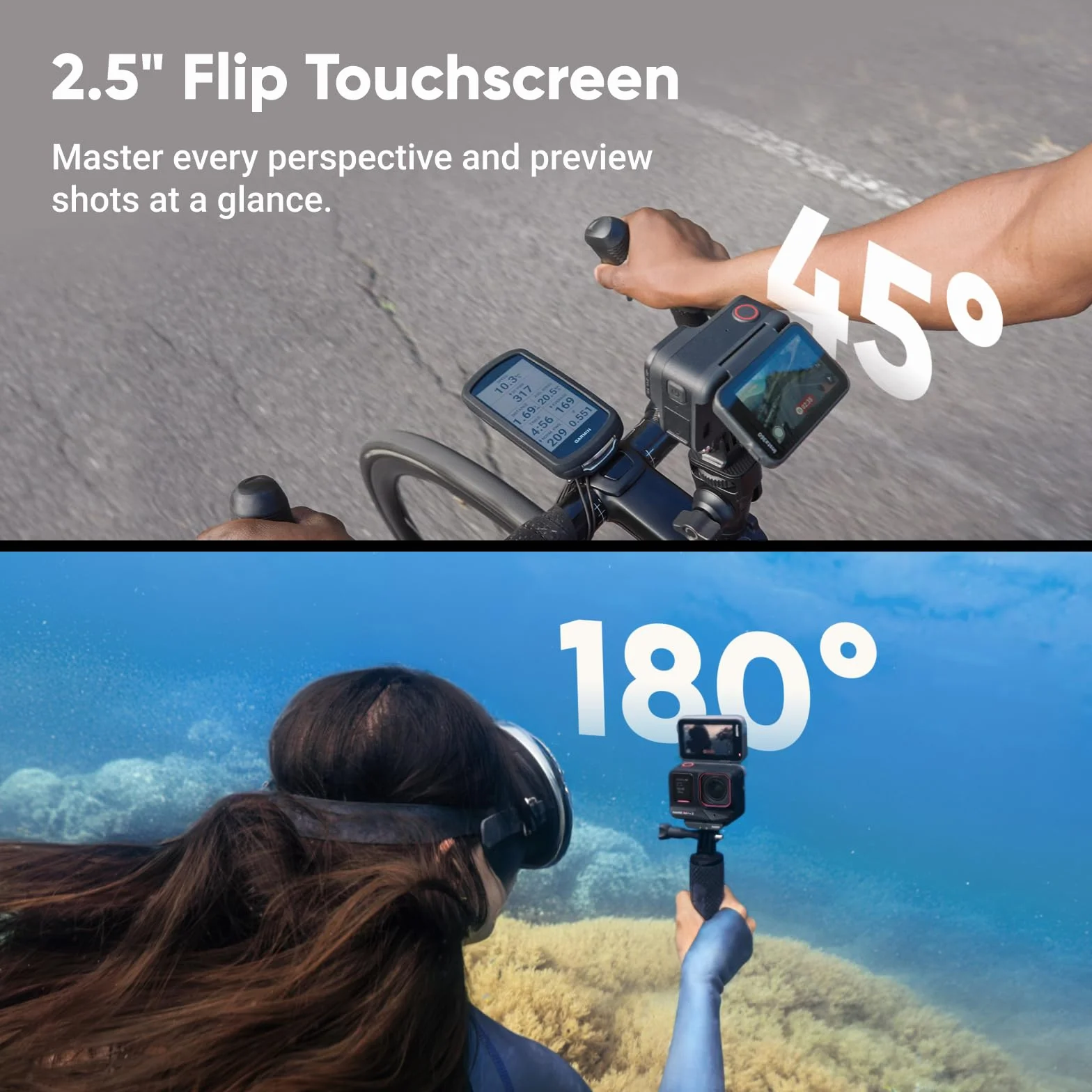 Insta360 Ace Pro 2 szt. Standardowa kamera sportowa wodoodporna 8K współinżynierska z Leica, czujnik 1/1,3", podwójny układ AI, doskonały przy słabym świetle, doskonały dźwięk