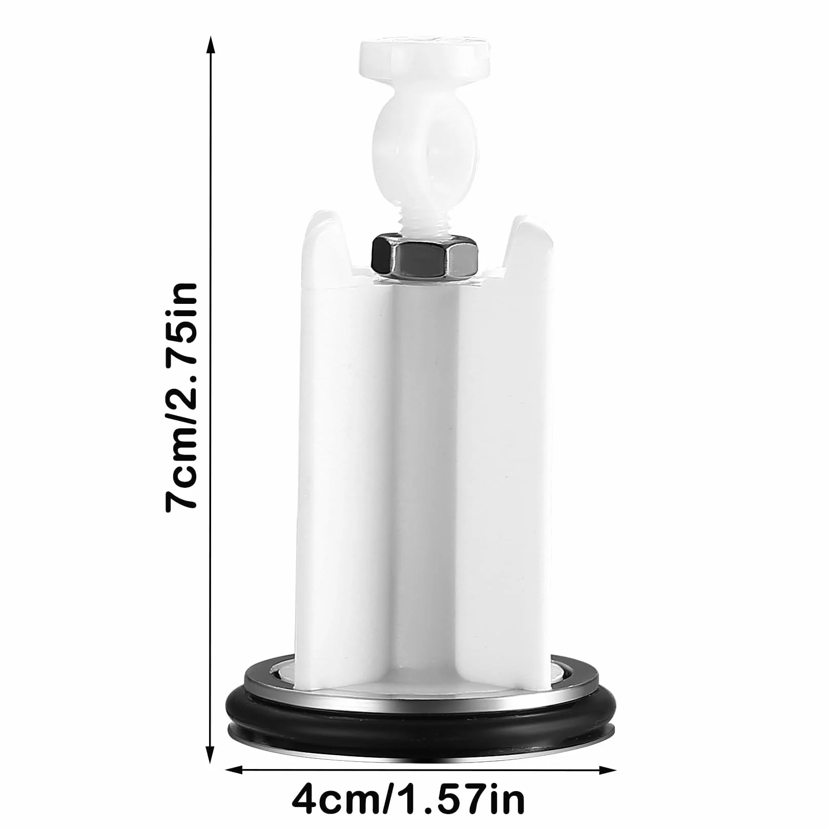 Bouchon Lavabo Universel 2 Pièces avec Filtre Cheveux pour Évier, Bidet, Salle de Bain