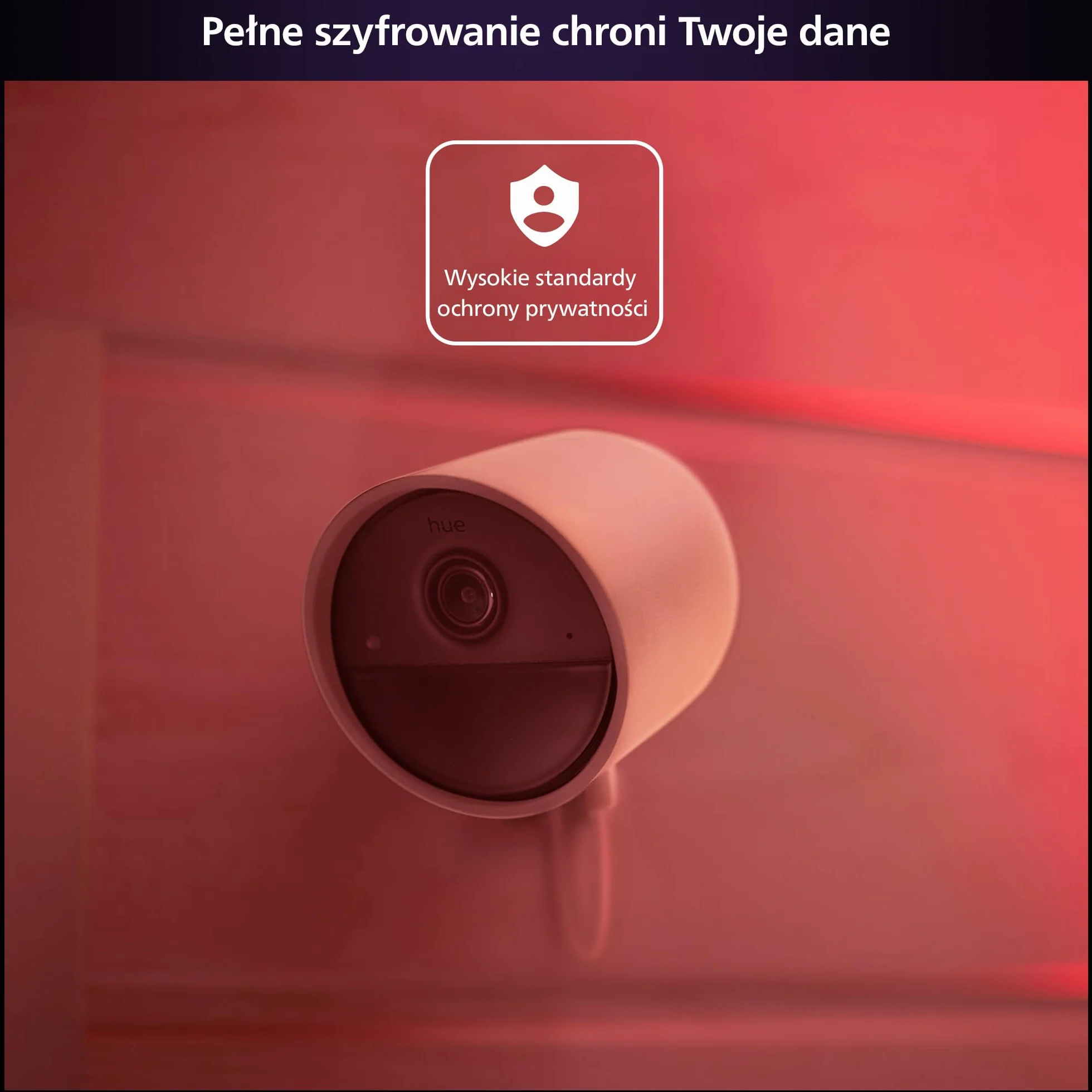 Philips Hue Raven Kamera przewodowa biała