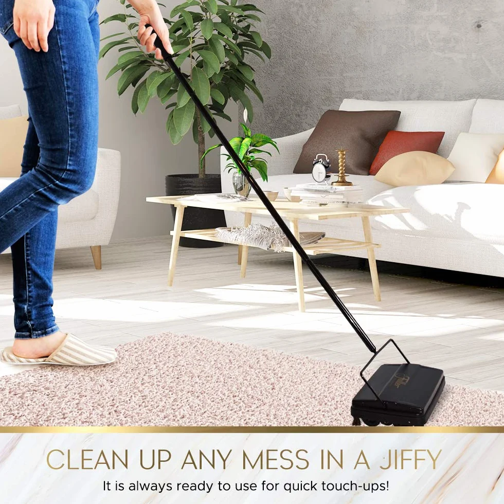 Fuller Brush 17032 Balai électrostatique pour Tapis et sols – Chemin de Nettoyage – 22,9 cm – Léger – Idéal pour Les saletés salissantes – Fonctionne sur Les Tapis et Les sols durs – Violet